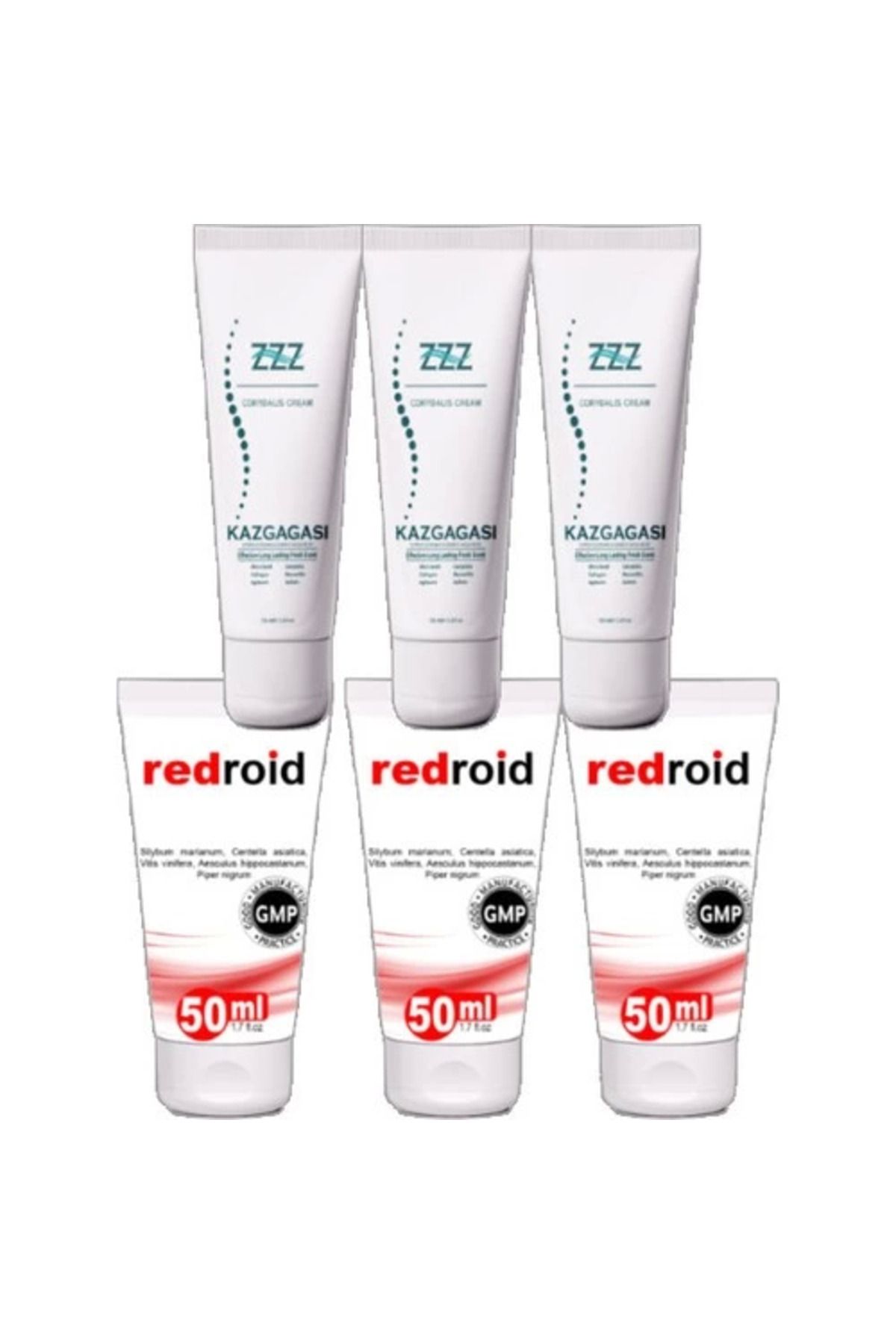 Heez Kaz Gagası 100 ml Sırt Bel Kas Iskelet Kremi Redroid Hemeroid Için 50 ml Set Paket