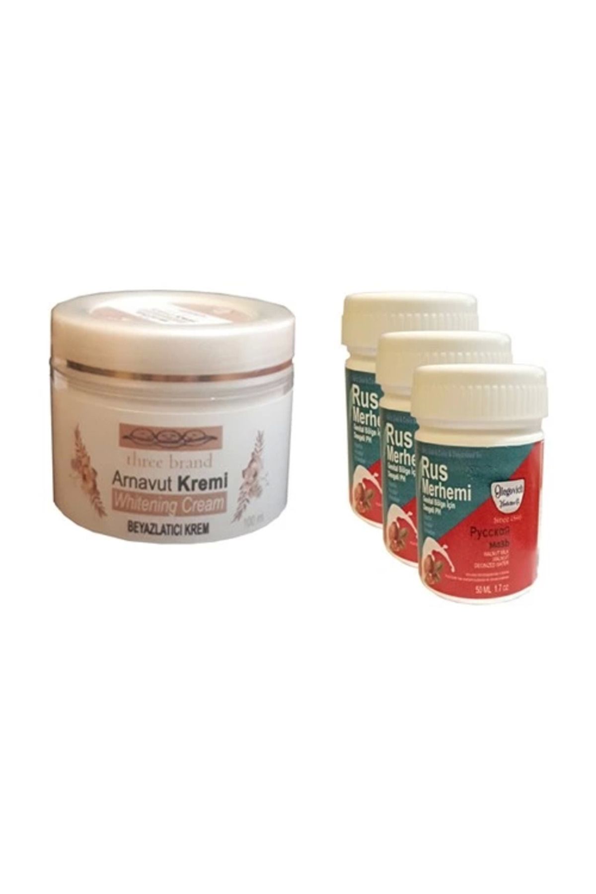 feifei Three Brand Arnavut Kremi + Rus Merhemi 50 ml 3 Adet