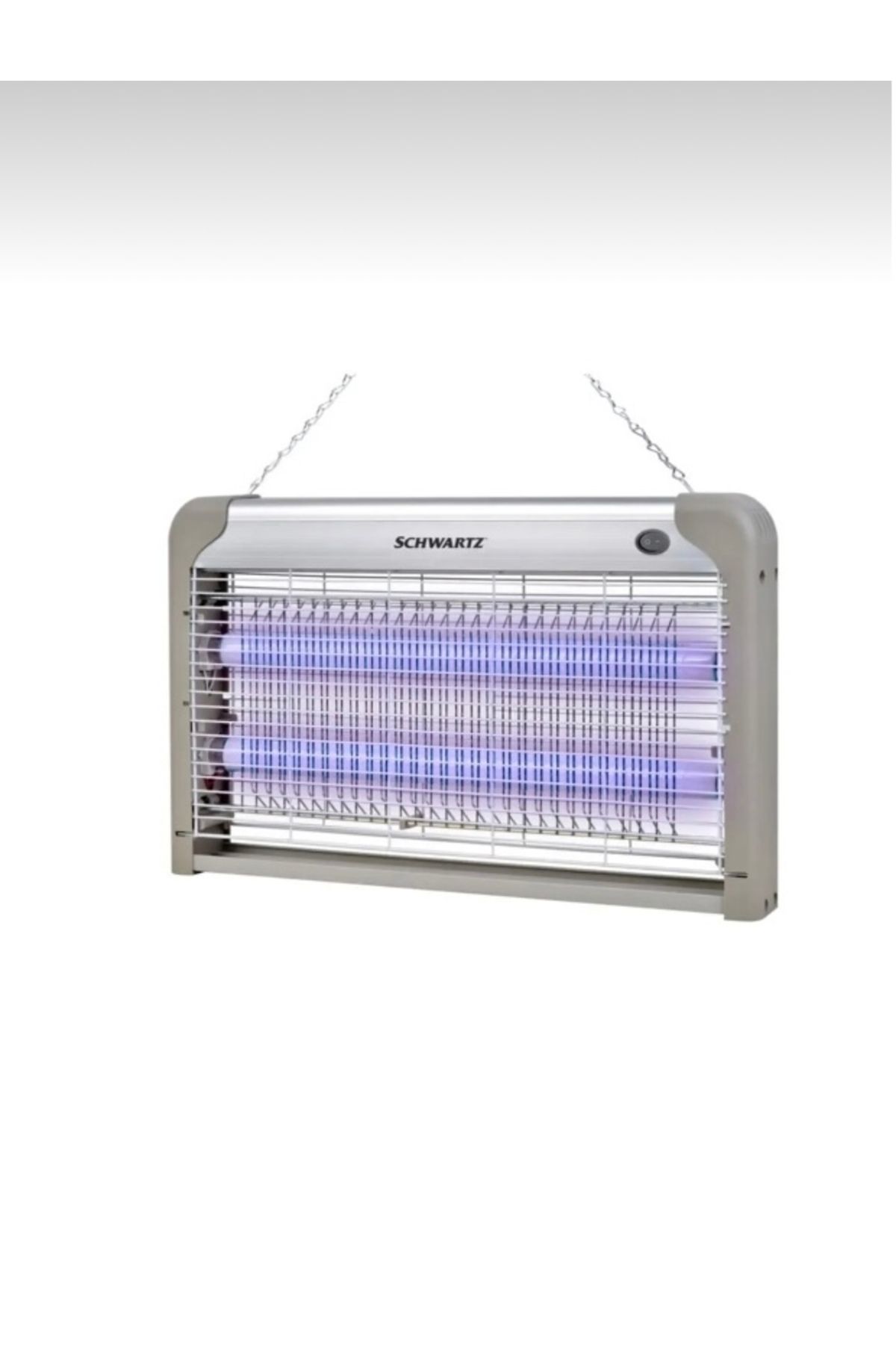 abnturk Mor Işıklı 2 Lambalı Askılı Elektronik Sivrisinek Cihazı %100 Etkili Alüminyum Kasalı 35x24cm