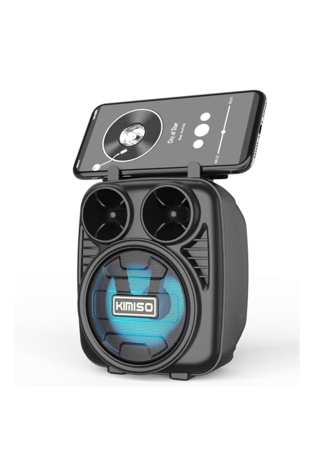 abnturk Bluetooth Hoparlör Taşınabilir Ses Bombası Led Işıklı Extra Bass Ses Speaker Sd Kart-usb