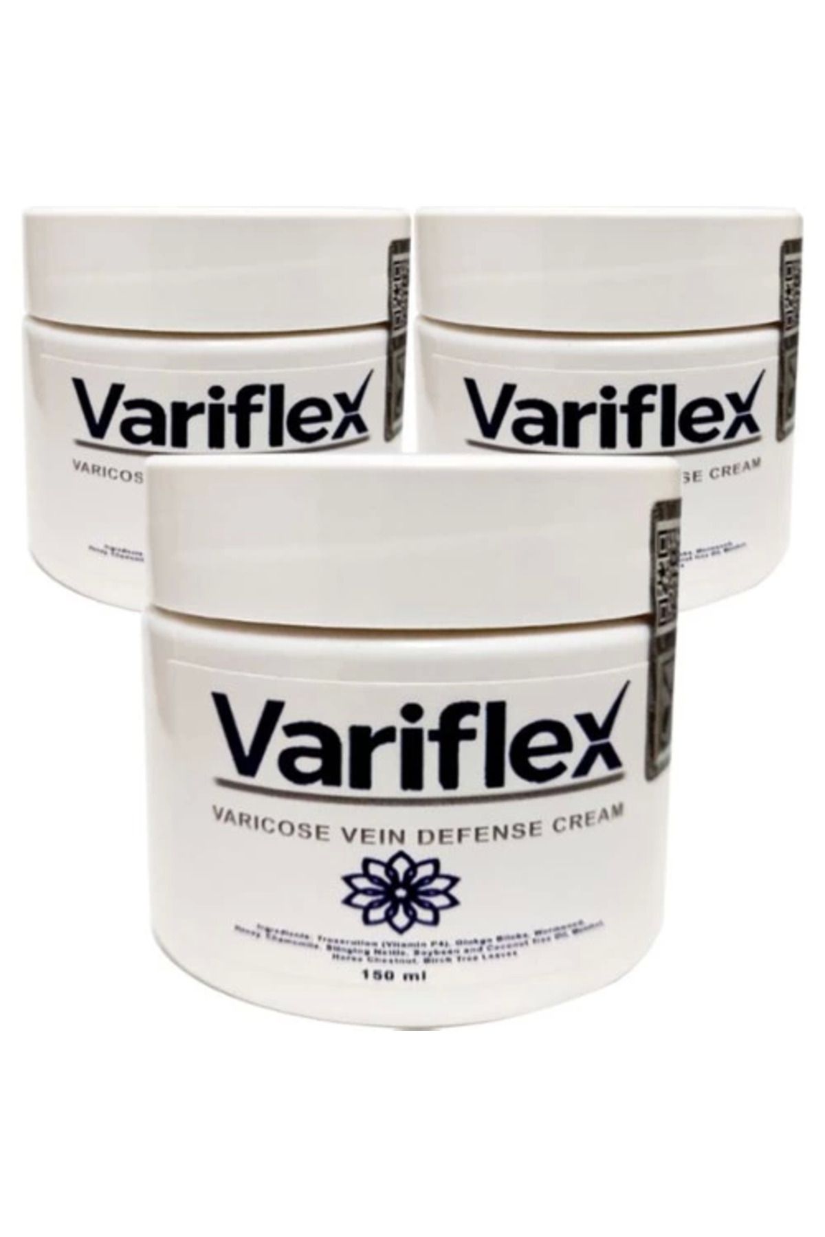 hayalimsah Variflex Hznks040 3 Adet 150 ml Varicosel Cream Büyük Boy Bacaklara Krem