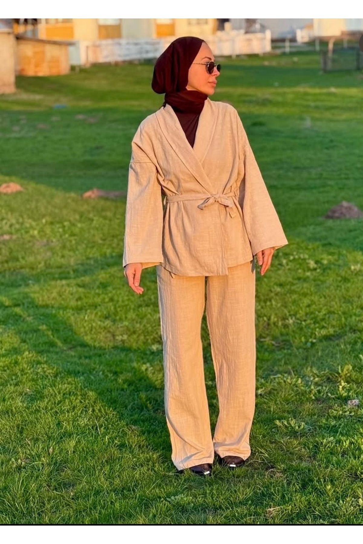 FLOW FASHION Keten takım