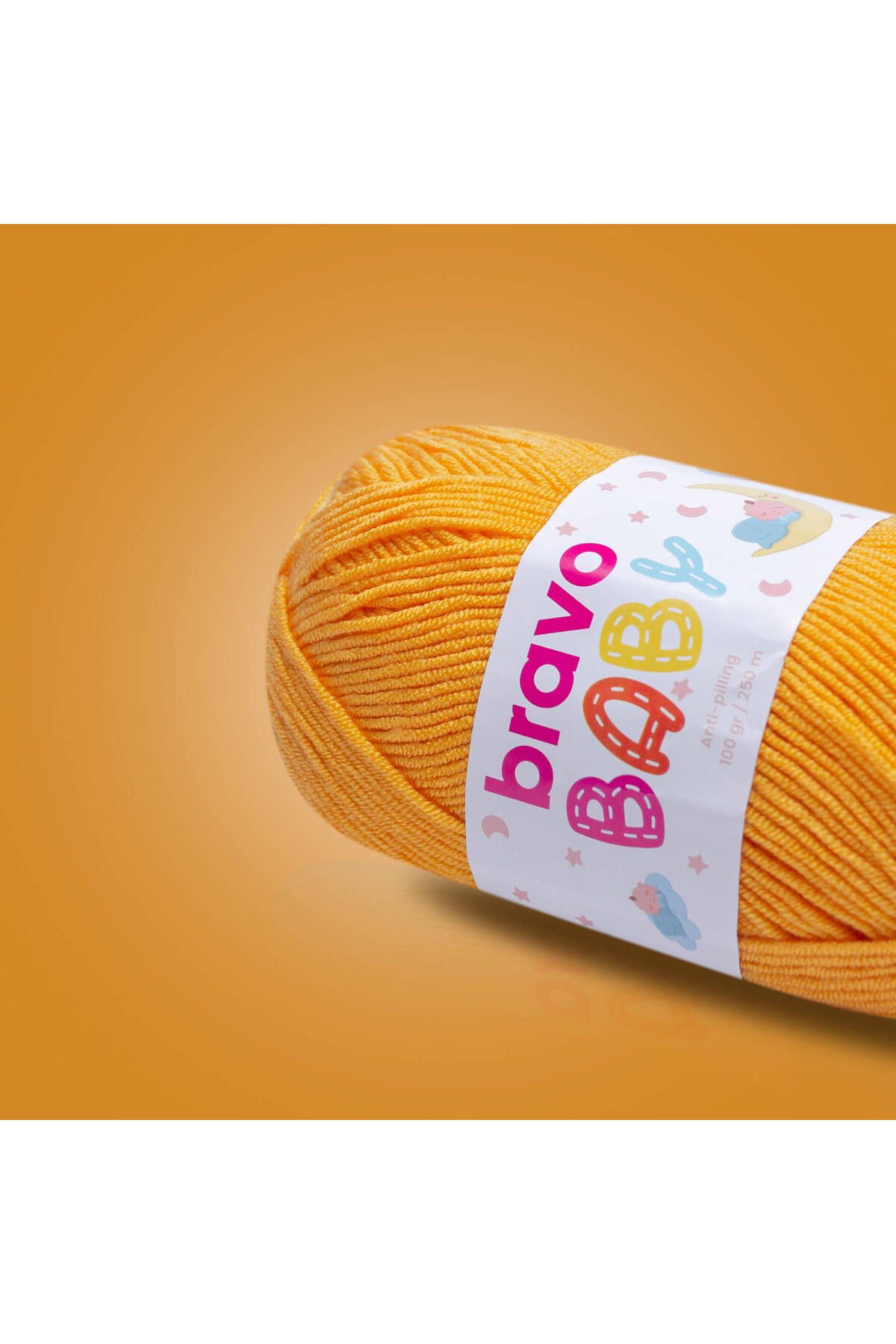 Bravo Baby İplik 425_Koyu Sarı