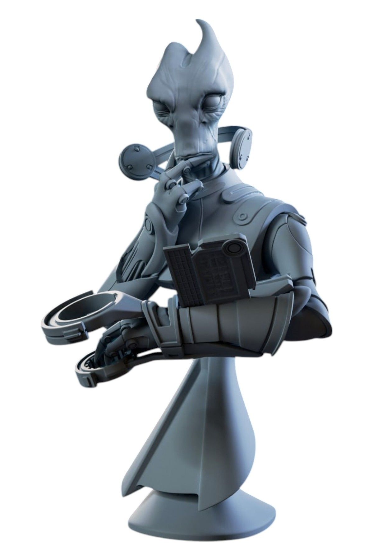 Miyazaki Premium Mordin Solus Büstü | Mass Effect Koleksiyonu
