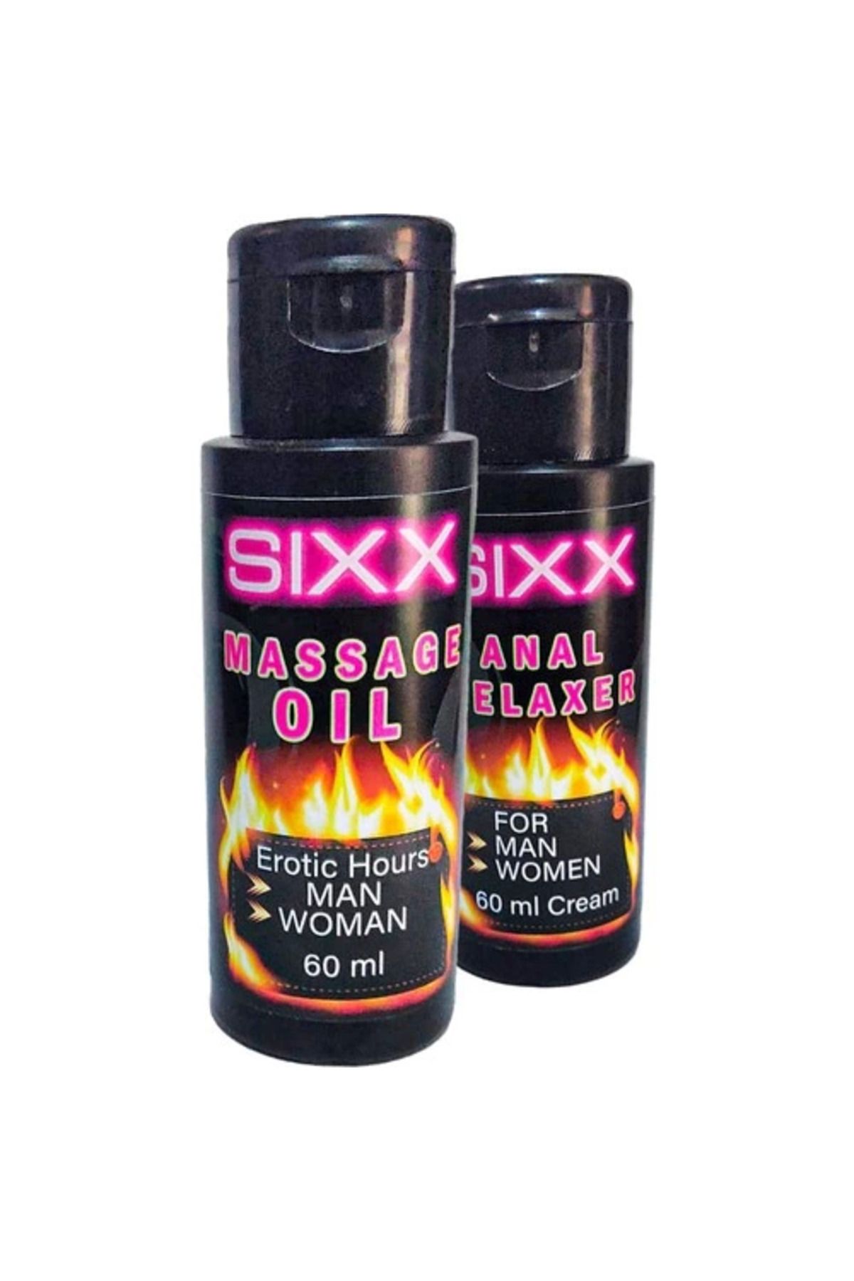 E&E Home Sixx Naturel Masaj Yağı 60 Ml Ve 60 Ml Relax Krem