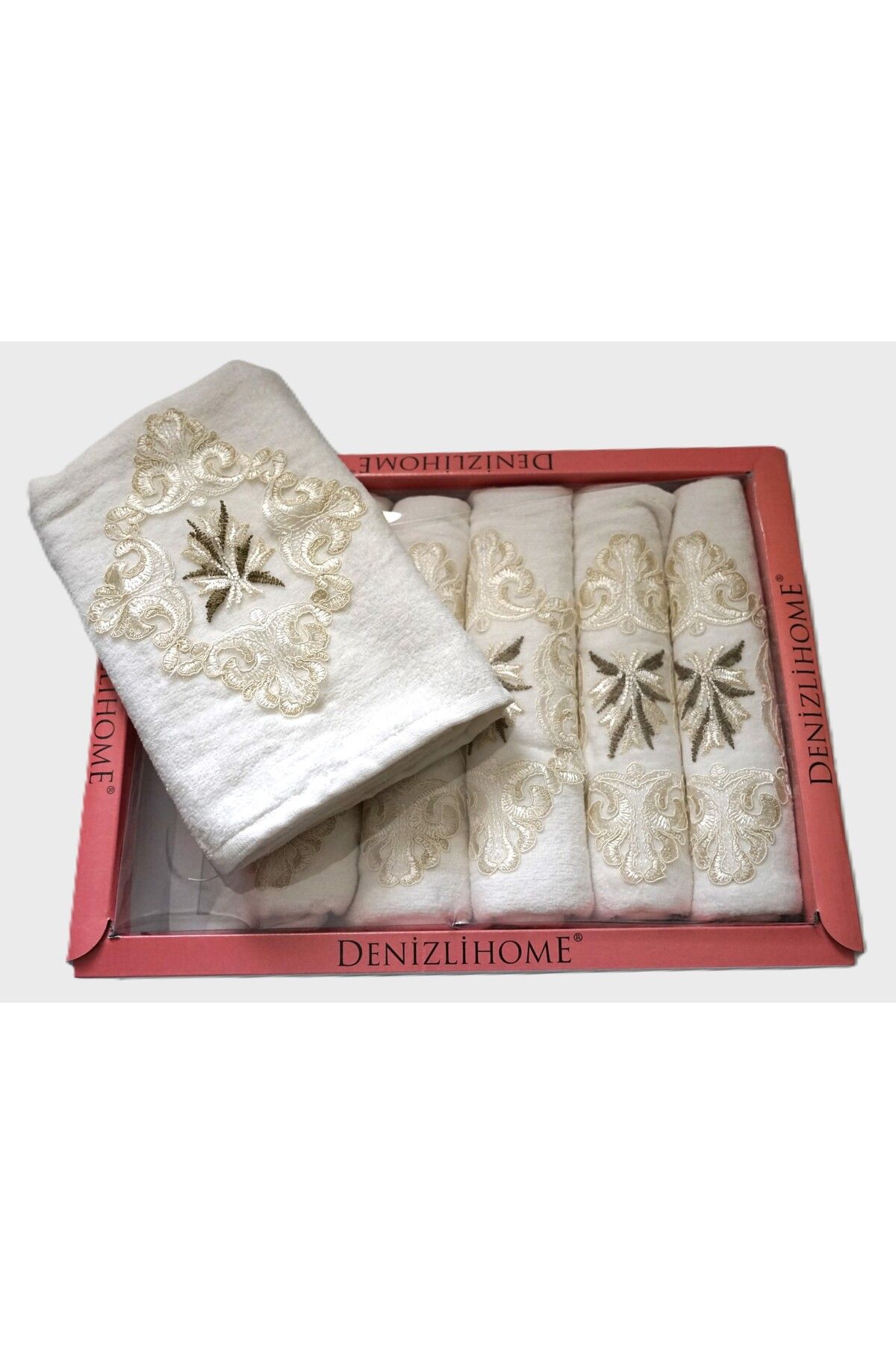 DENİZLİ HOME COLLECTİON 6'lı Set Yüz Havlusu