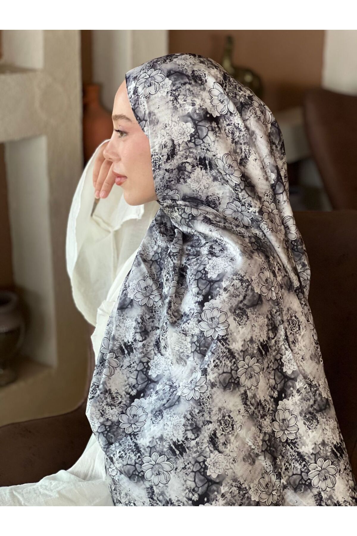 Modakaşmir-Zemheri Pattern Twill Shawl 3