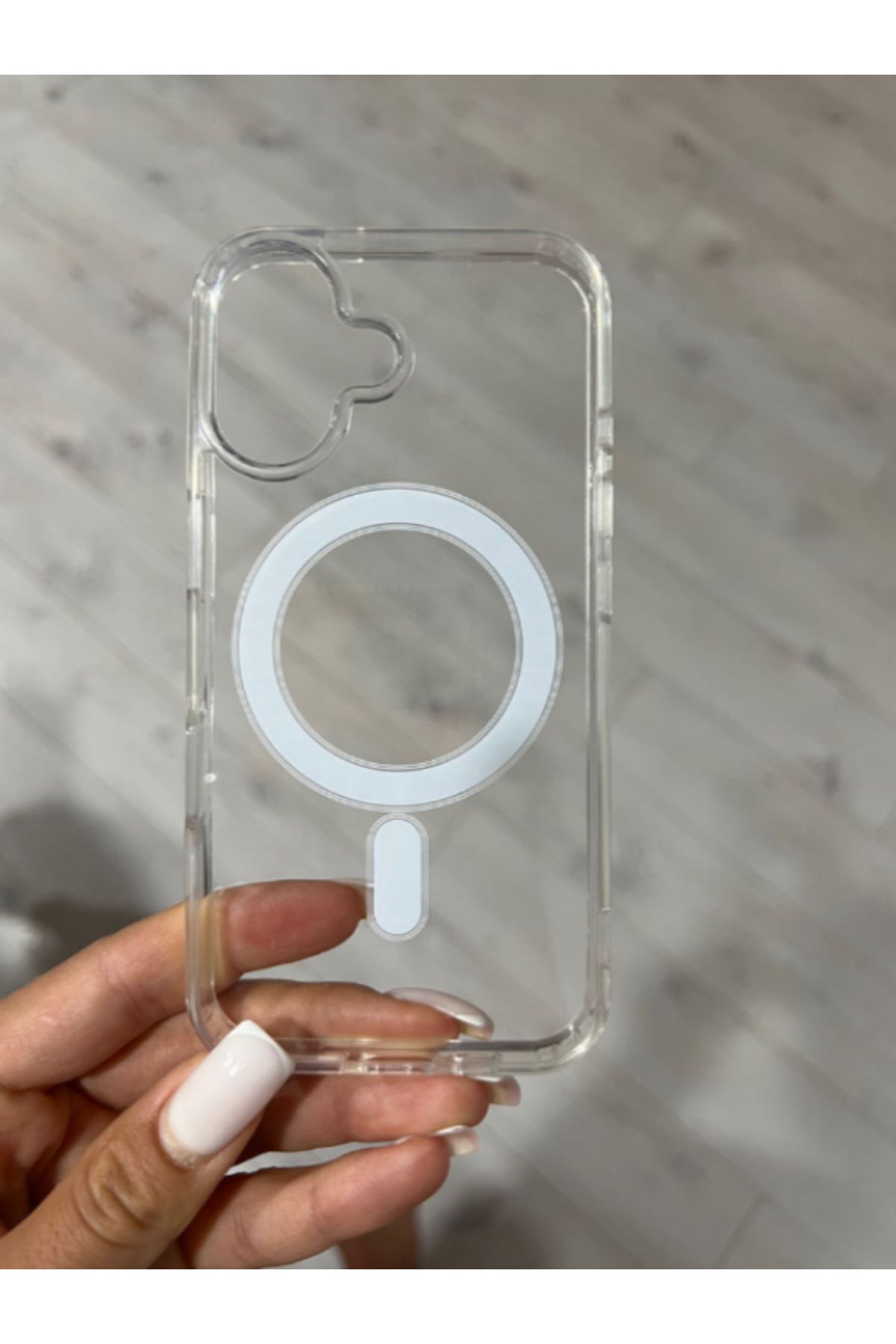 Teknodur iPhone 16 Pro MagSafe Air Hybrid Kılıf - Şeffaf