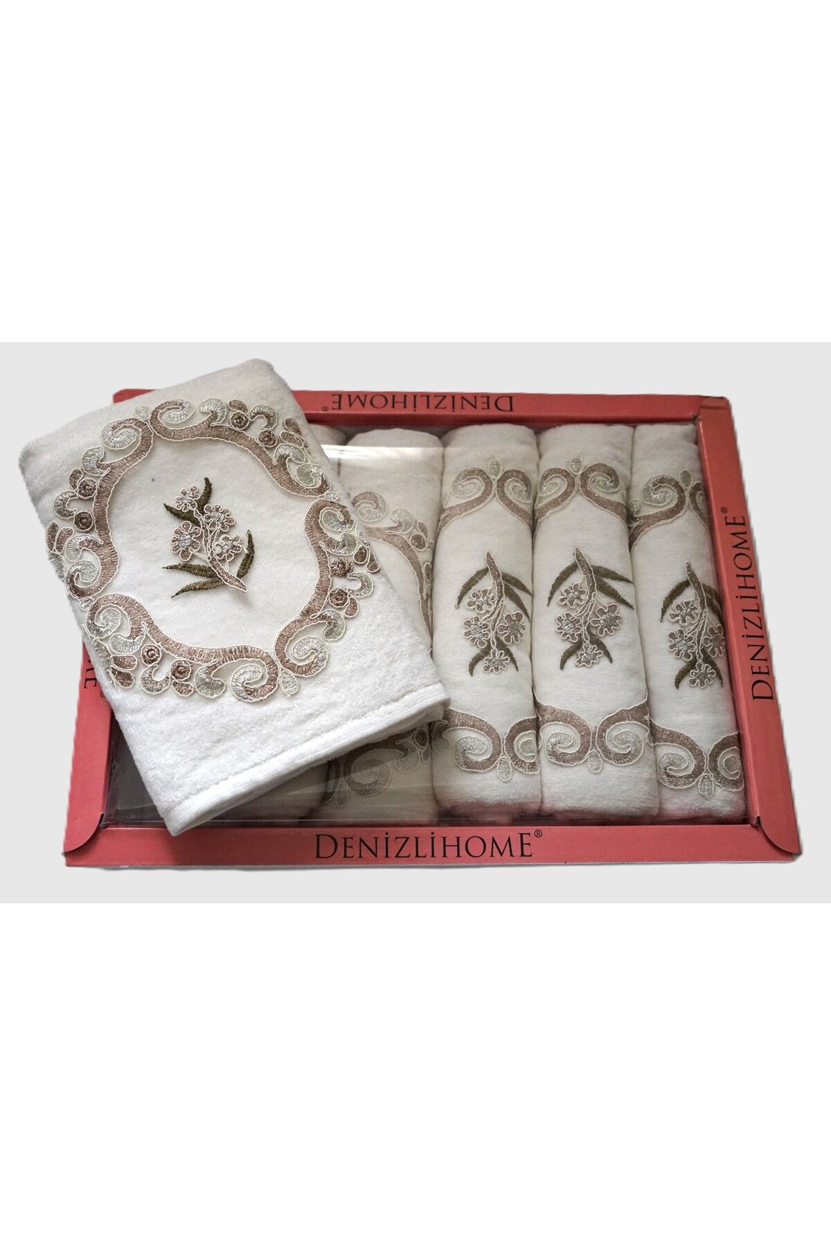 DENİZLİ HOME COLLECTİON 6'lı Set Yüz Havlusu