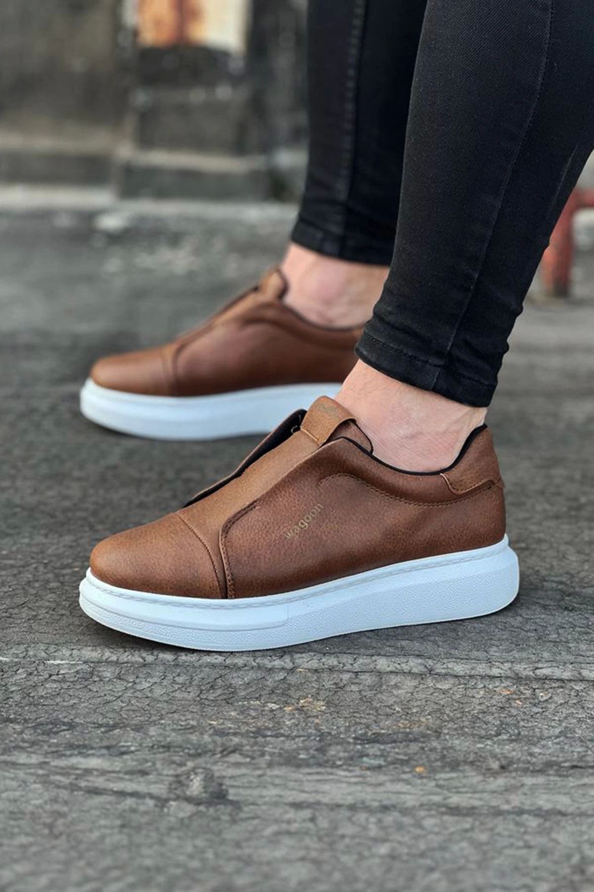 aradimtaradim Wagoon WG023 Taba Günlük Casual Erkek Ayakkabı