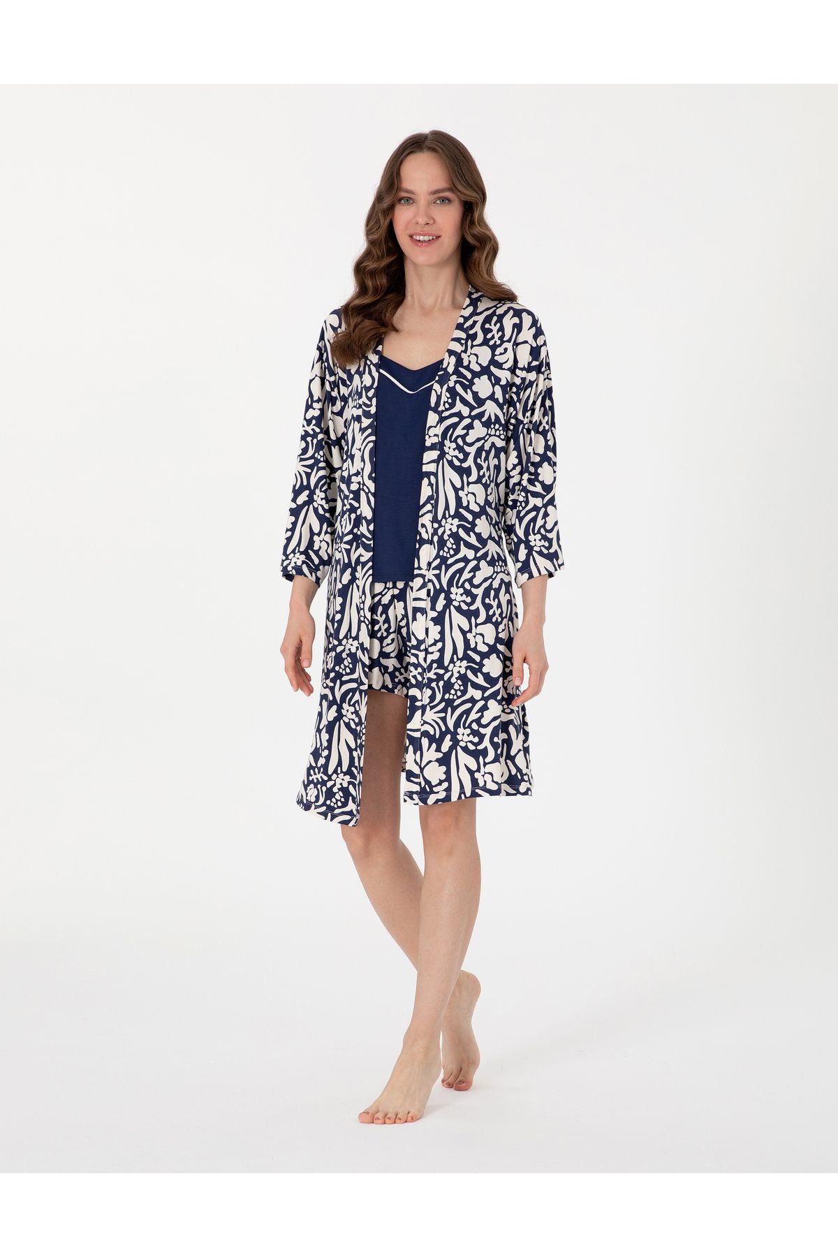 Pierre Cardin Lacivert 3'lü Pijama Takımı 50319034-VR033