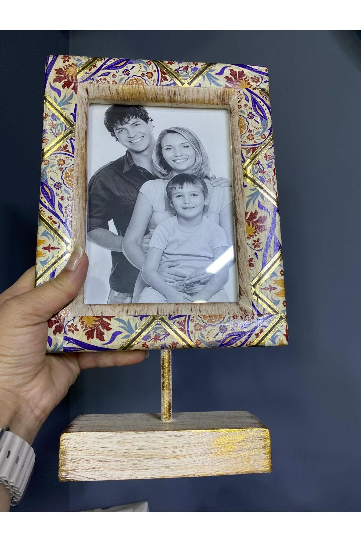 elif aksesuar Etnik Desen Kaideli Resim Çerçevesi