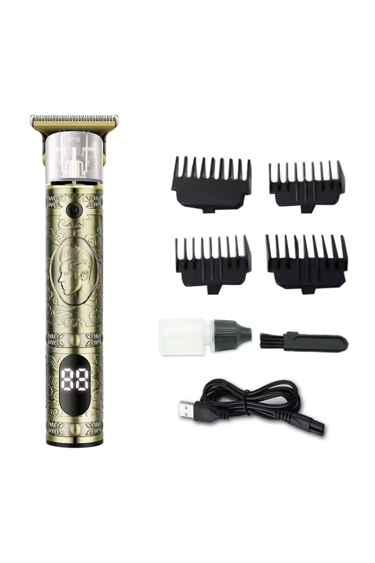 shop Kp-2149 Profesyonel Saç Sakal Ense Vücut Lazer Öncesi Kuaförlere Özel Tıraş Makinesi Demir Kasa