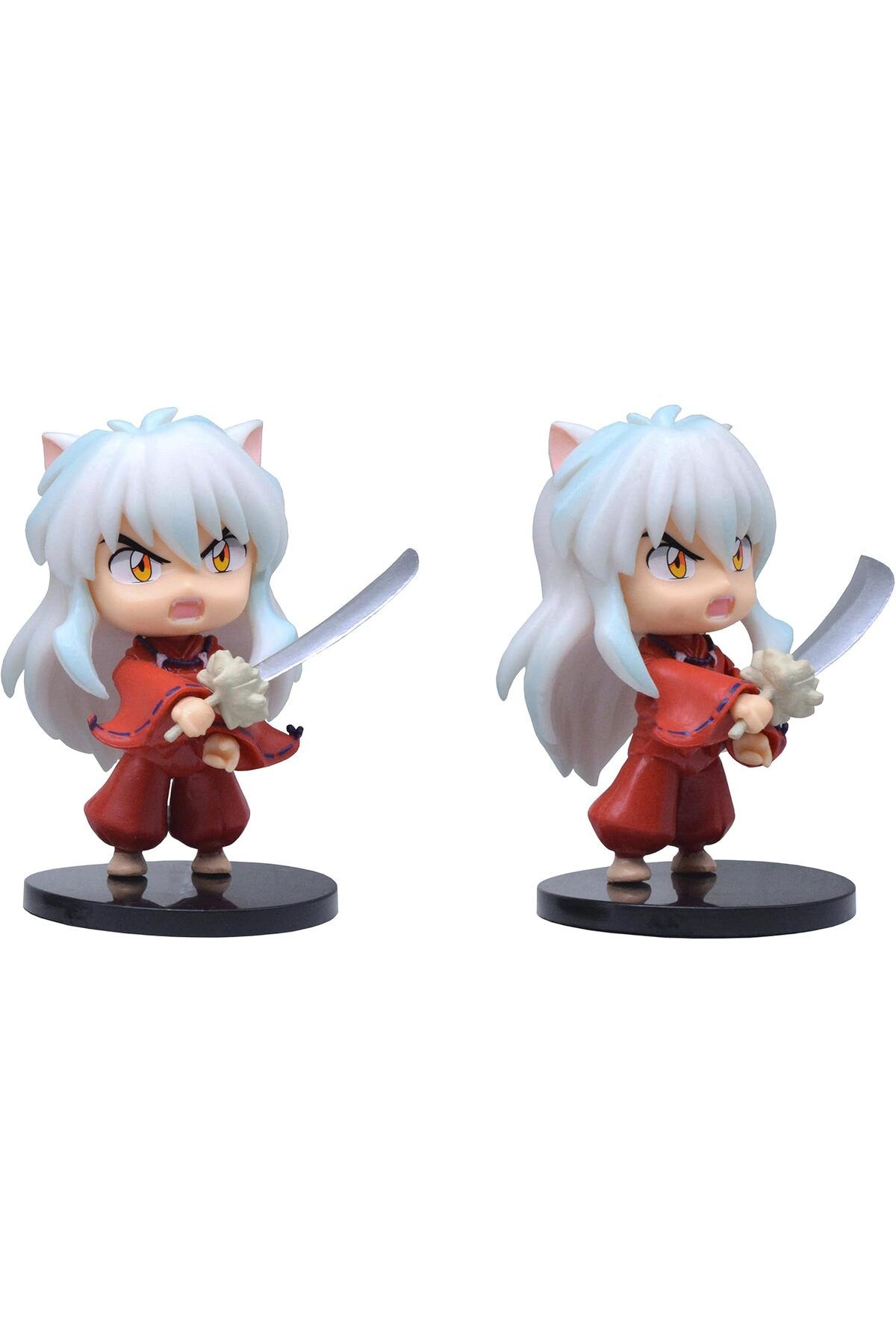 FG KONNİCHİWA Inuyasha Anime figürü Higurashi Kagome Miroku sesshouaction 7 cm Karakter Figür Oyuncak Biblo