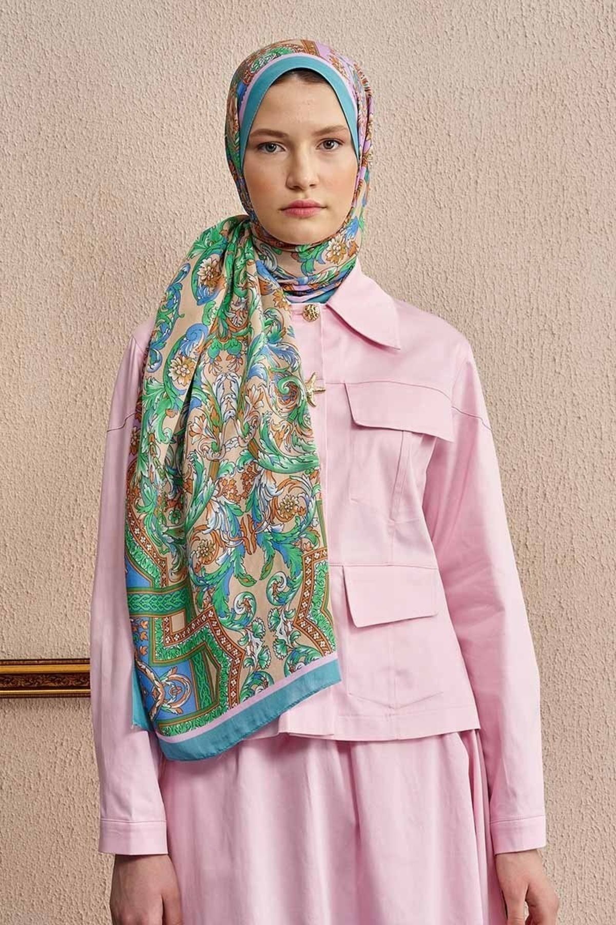 ED Scarf Mavi ED Scarf Celebrity Celestial Şal