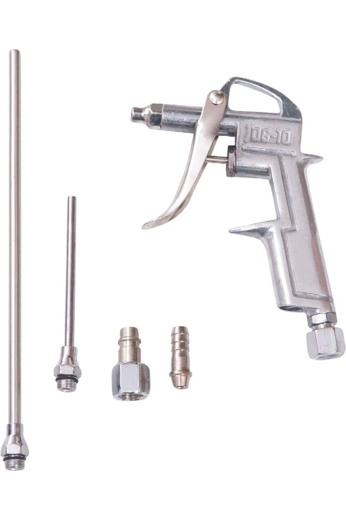 Emper Parça Metal Uzun Ve Kısa Hava Tabancası Seti - Hava Püskürtme Ve Temizleme Aracı