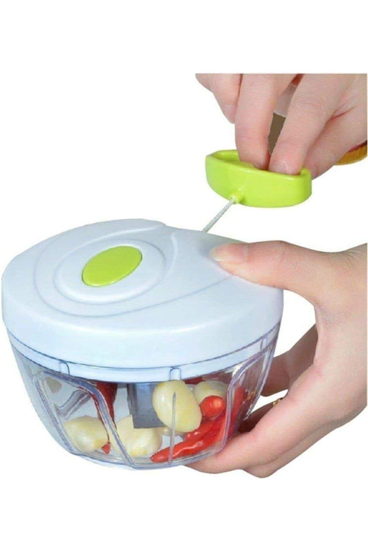 yenibagshop Home 3 Bıçaklı İpli El Rondosu Doğrayıcı Asorti