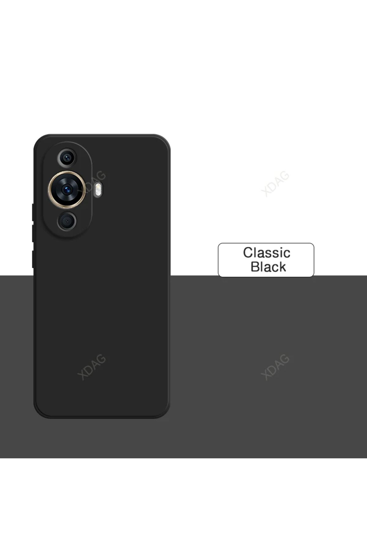 GRABONO Huawei Nova 12S Kılıf Kamera Korumalıdır Kadife İç Kaplama Mat Premium Seri