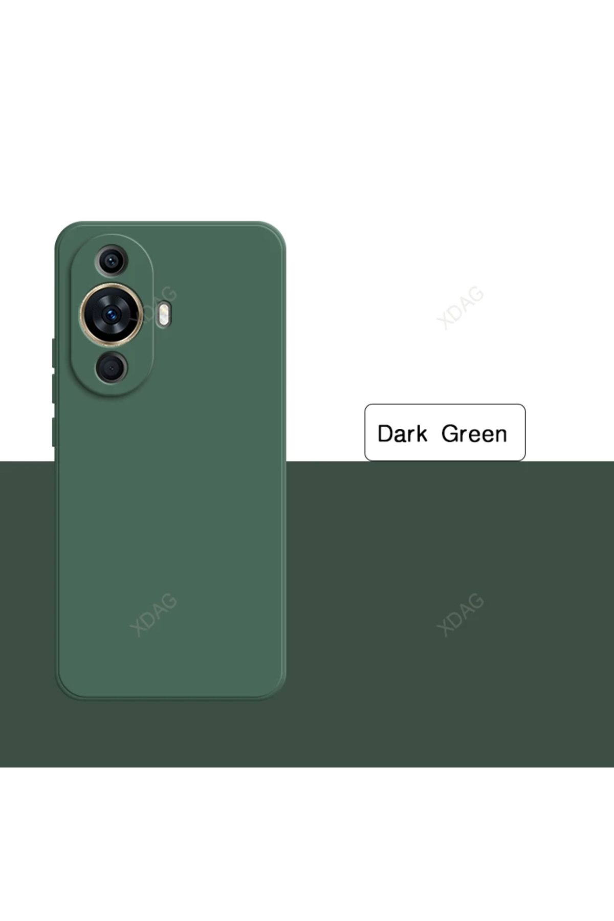 GRABONO Huawei Nova 12S Kılıf Kamera Korumalıdır Kadife İç Kaplama Mat Premium Seri