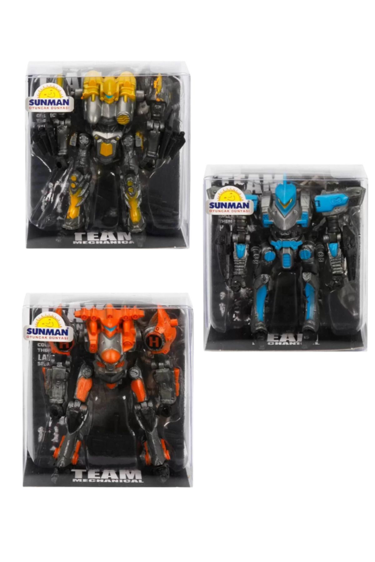 Muhcu Home Aksiyon Robot Oyuncaklar - Miinnii Robot Oyuncak 9 cm