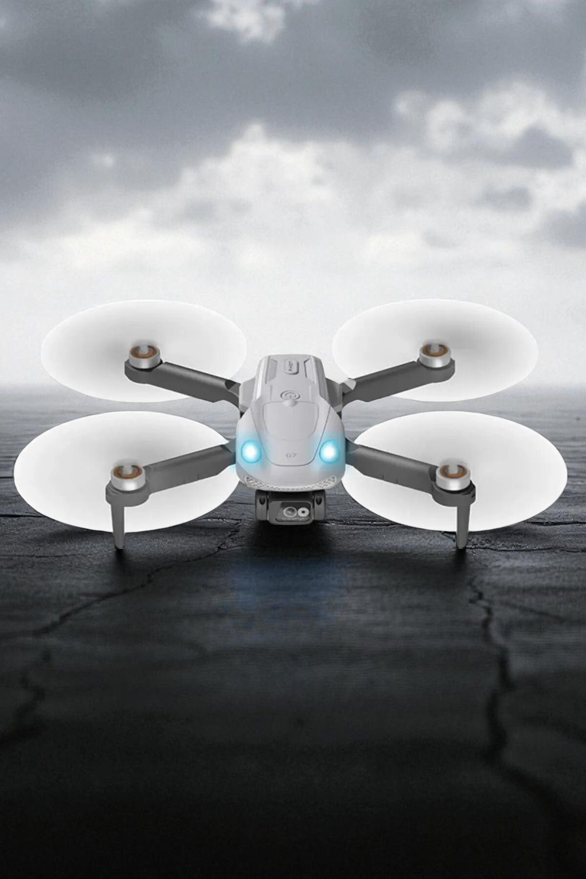 FOREFO G7 Drone Çift Kamera, Katlanabilir, Kumandalı, 500 Metre Menzilli Yedek Bataryalı