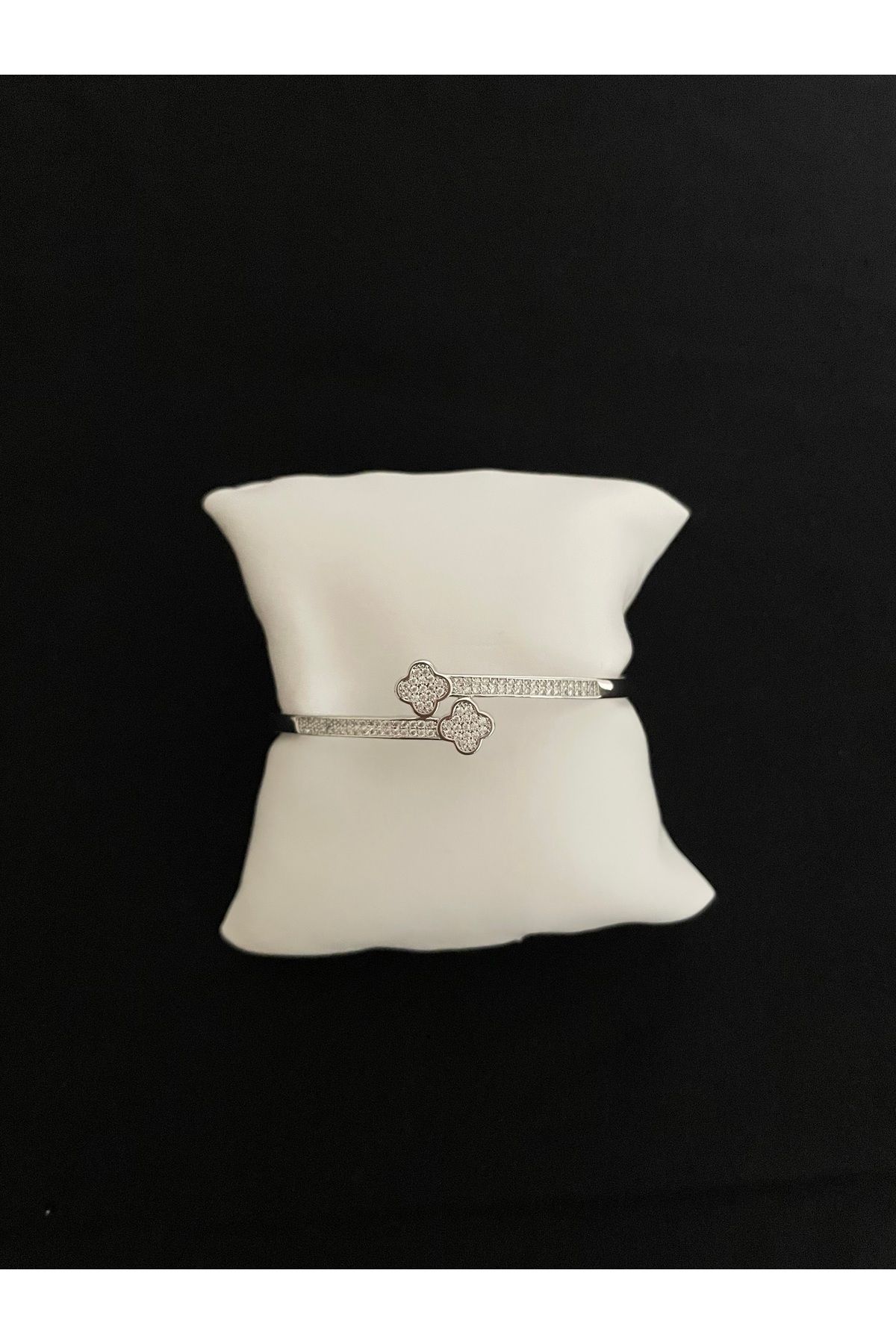 Luna Çelik Silver Premium Kelepçe Bileklik