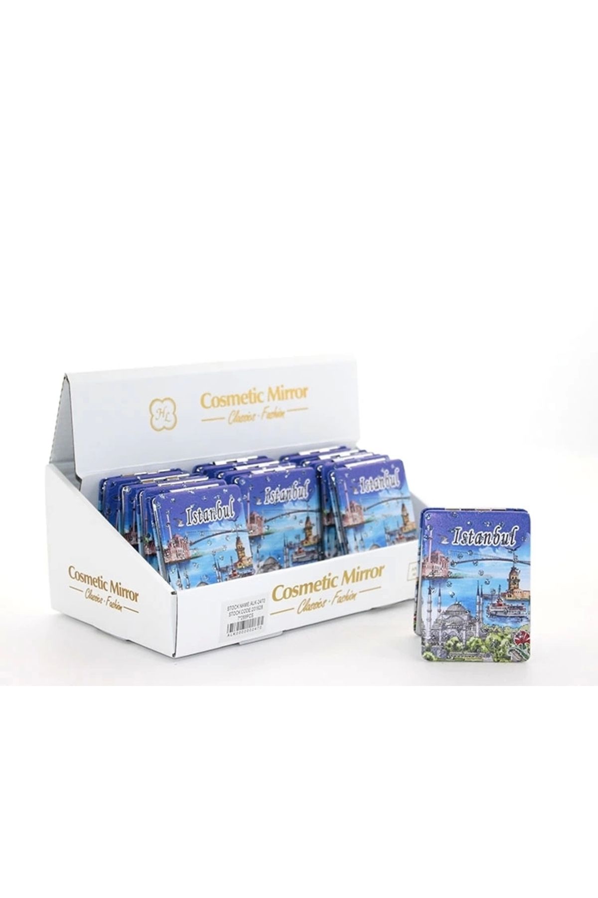 shop Taşlı İstanbul Tasarımı El Aynası İnce Alk2915