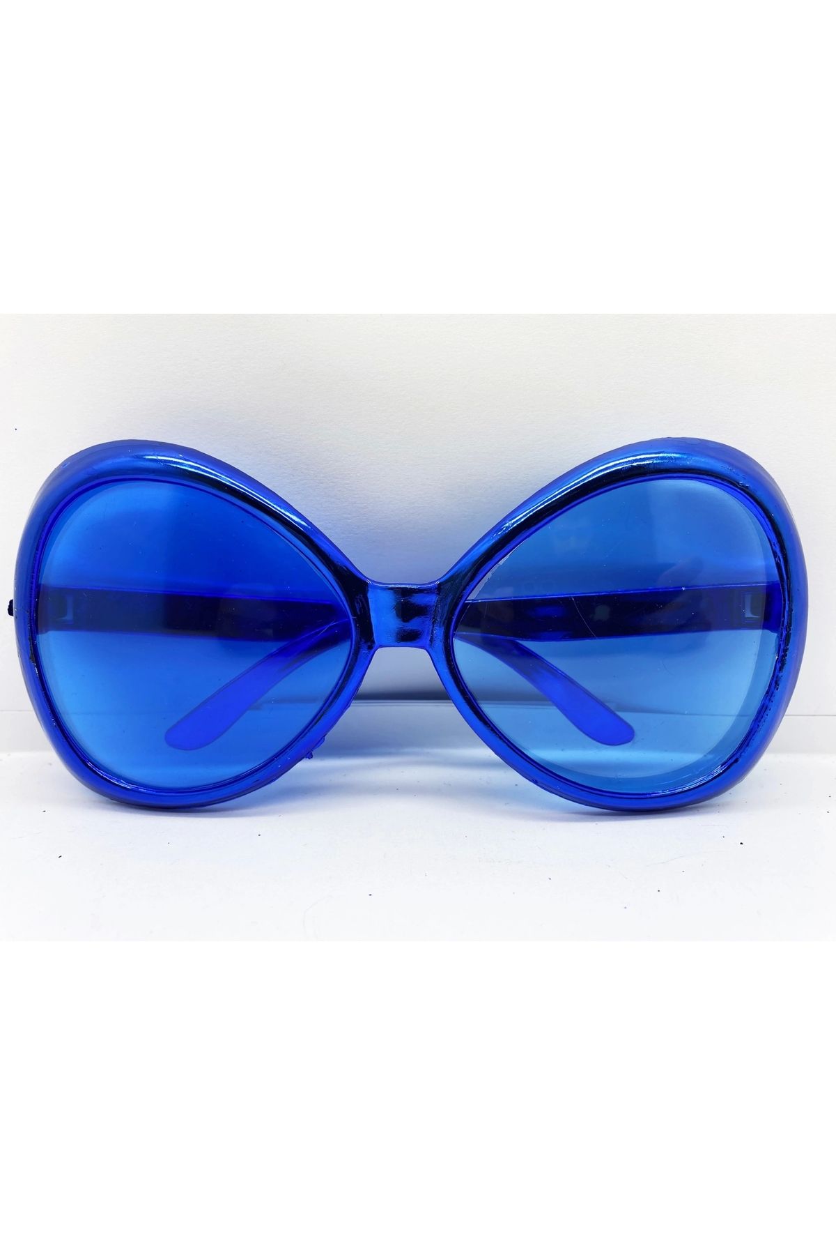shop Mavi Renk Yeşilçam Nostalji 80li Yıllar 90lı Yıllar Parti Gözlüğü 7x16 Cm