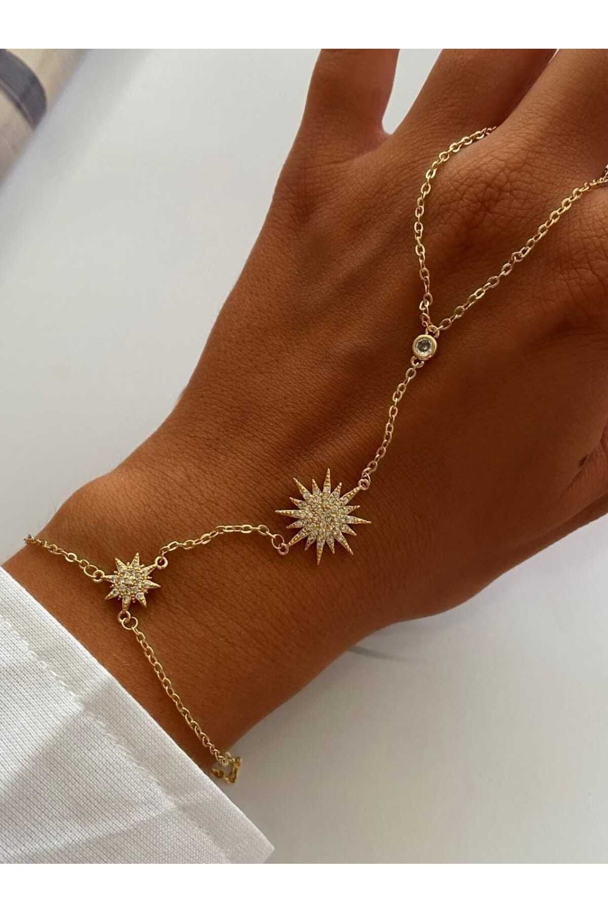 Bubbleatelier Güneş gold sahmeran bileklik