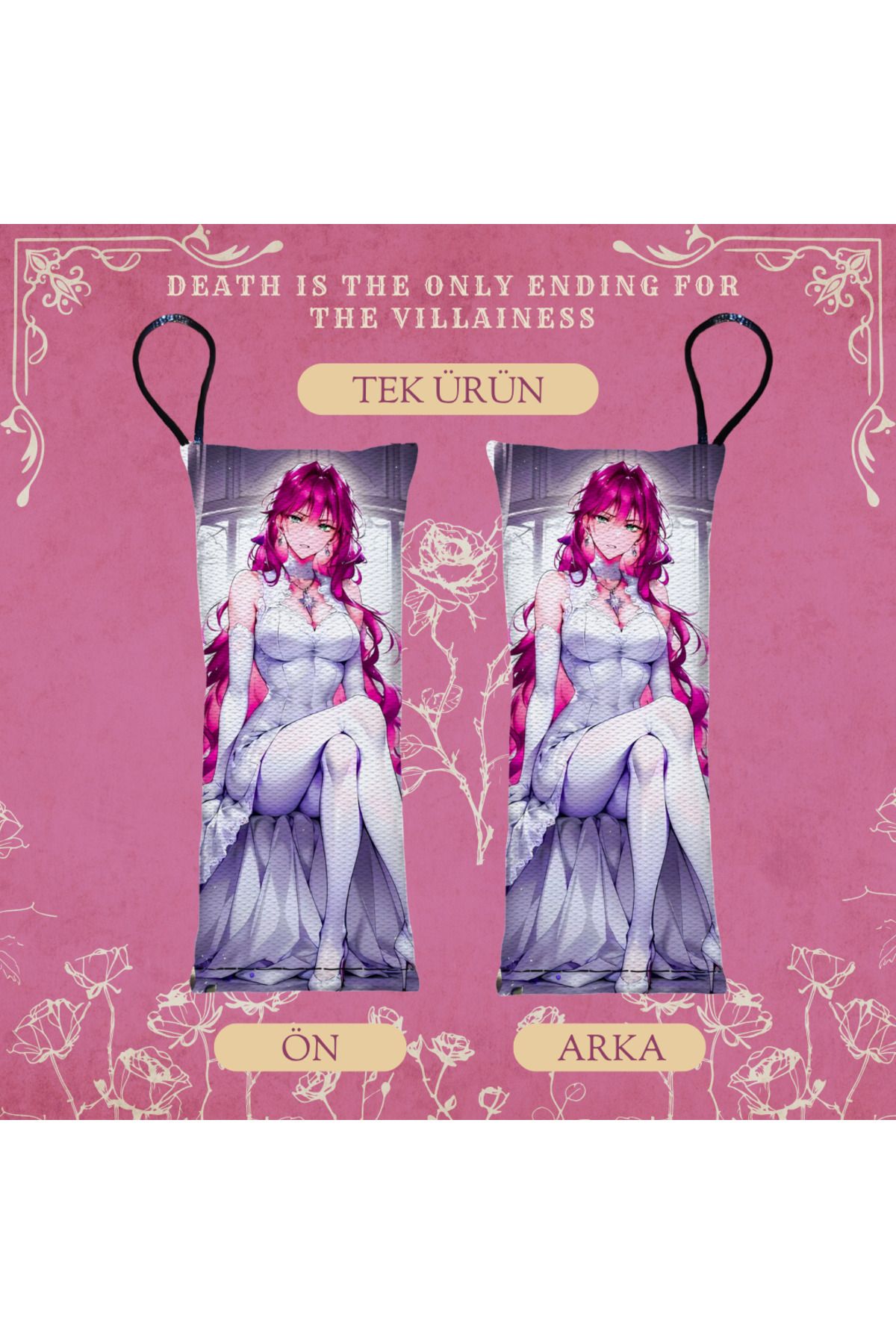 Isekai Death Is The Only Ending For The Villainess Manhwa PeneIope - Mini Body Pillow Anahtarlık