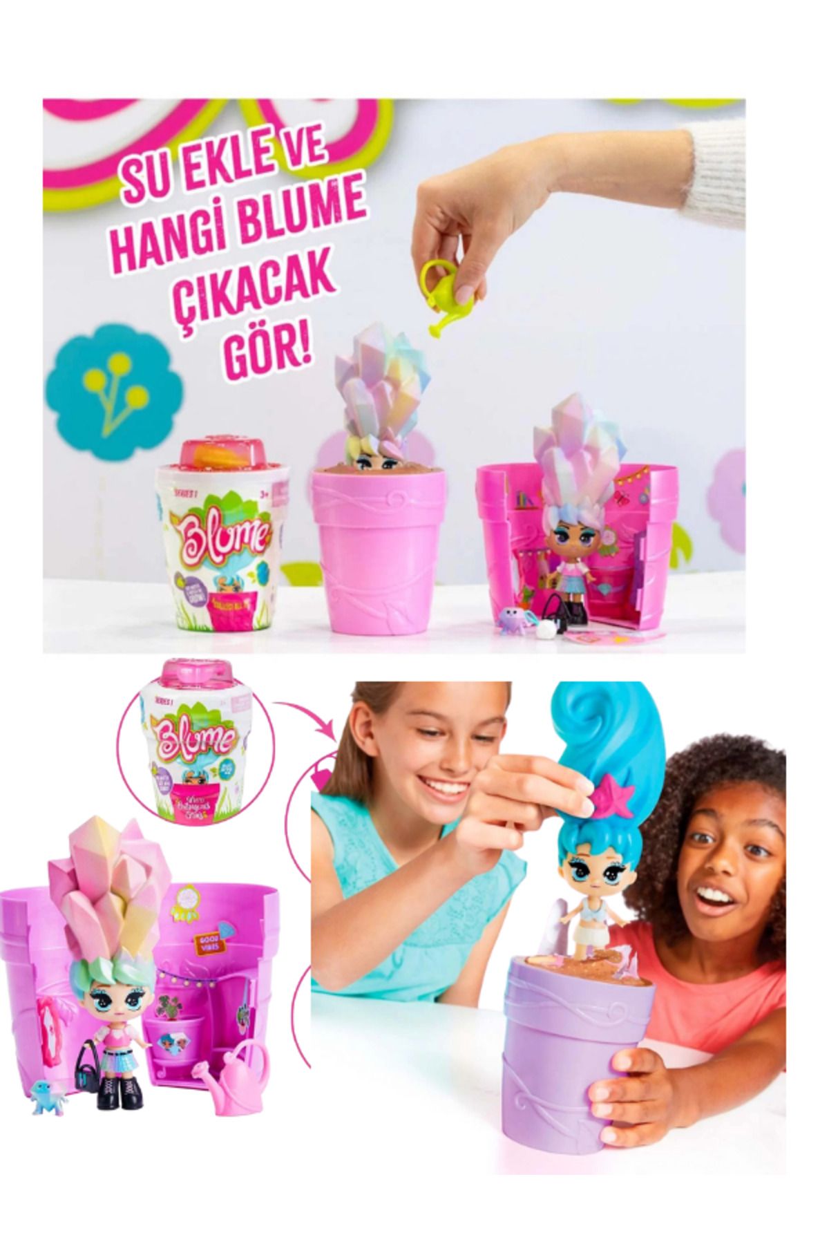 Muhcu Home Her Pakette 10 Blume Sürprizleri Kıyafetleri ve Aksesuarları Eşle Su Dök ve Çiçek Açmasını İzle