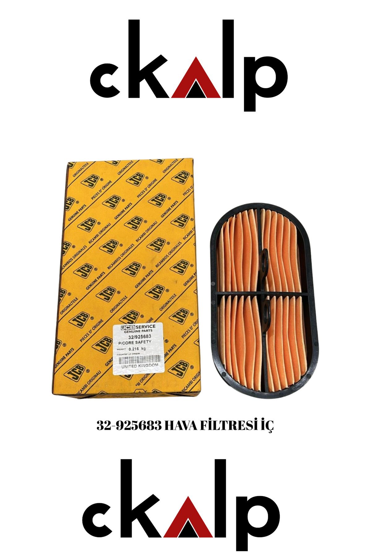CKALP JCB 32-925683 HAVA FİLTRESİ İÇ