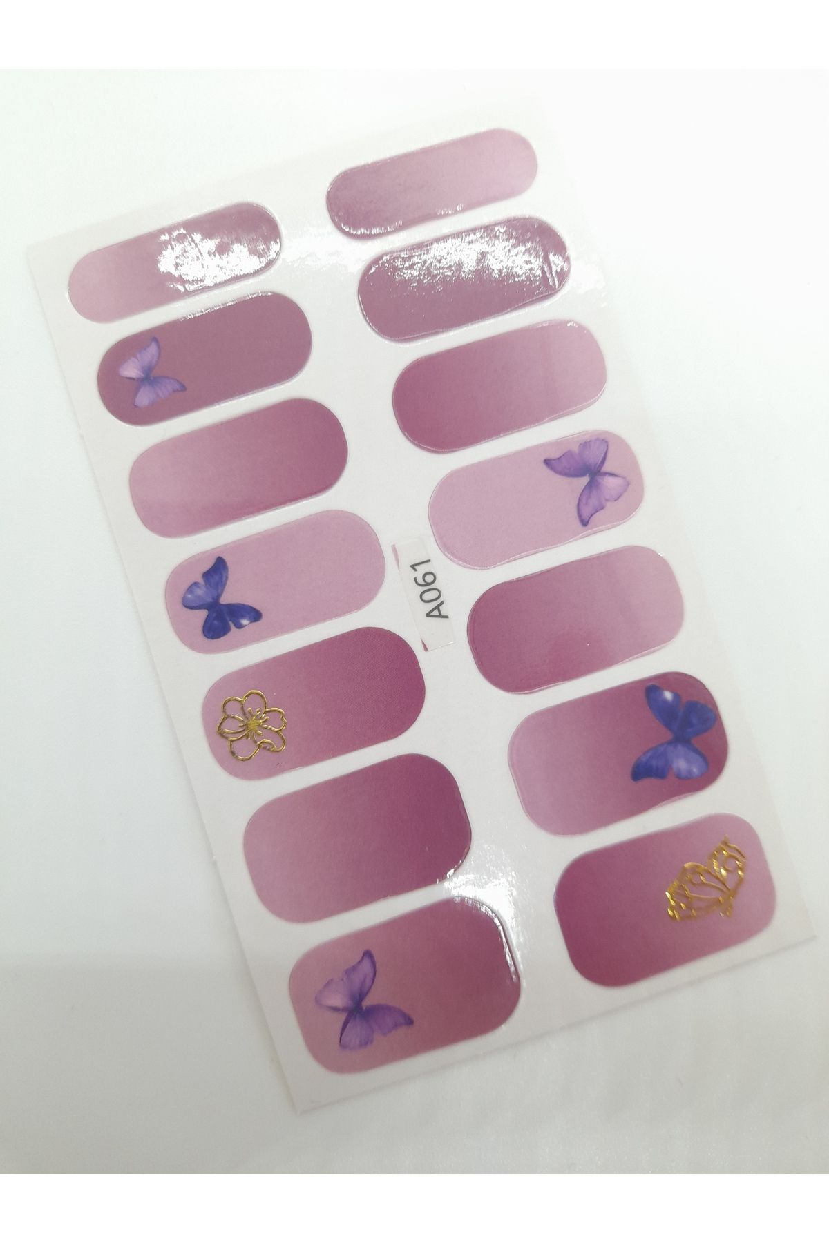 BBeauty Jel Tırnak Etiketi Kendinden Kolay Yapışkanlı Desenli Uvsiz Gel Nail Stricker