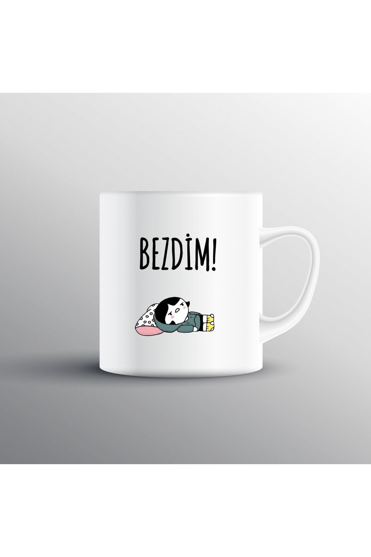Bir adım baskı Bezdim Baskılı Porselen Kupa