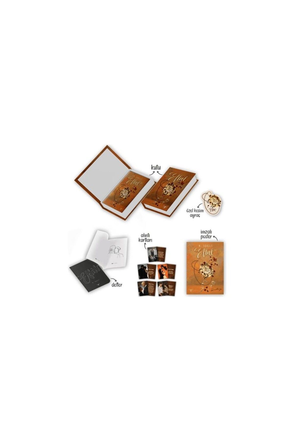Artemis Yayınları Eflâl 4 Özel Kutulu Set - R. İdeli