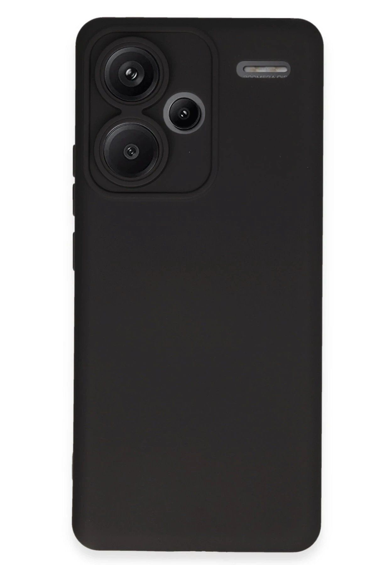 CepteToptan Newface Xiaomi Redmi Note 13 Pro Plus Kılıf Nano içi Kadife Silikon - Siyah