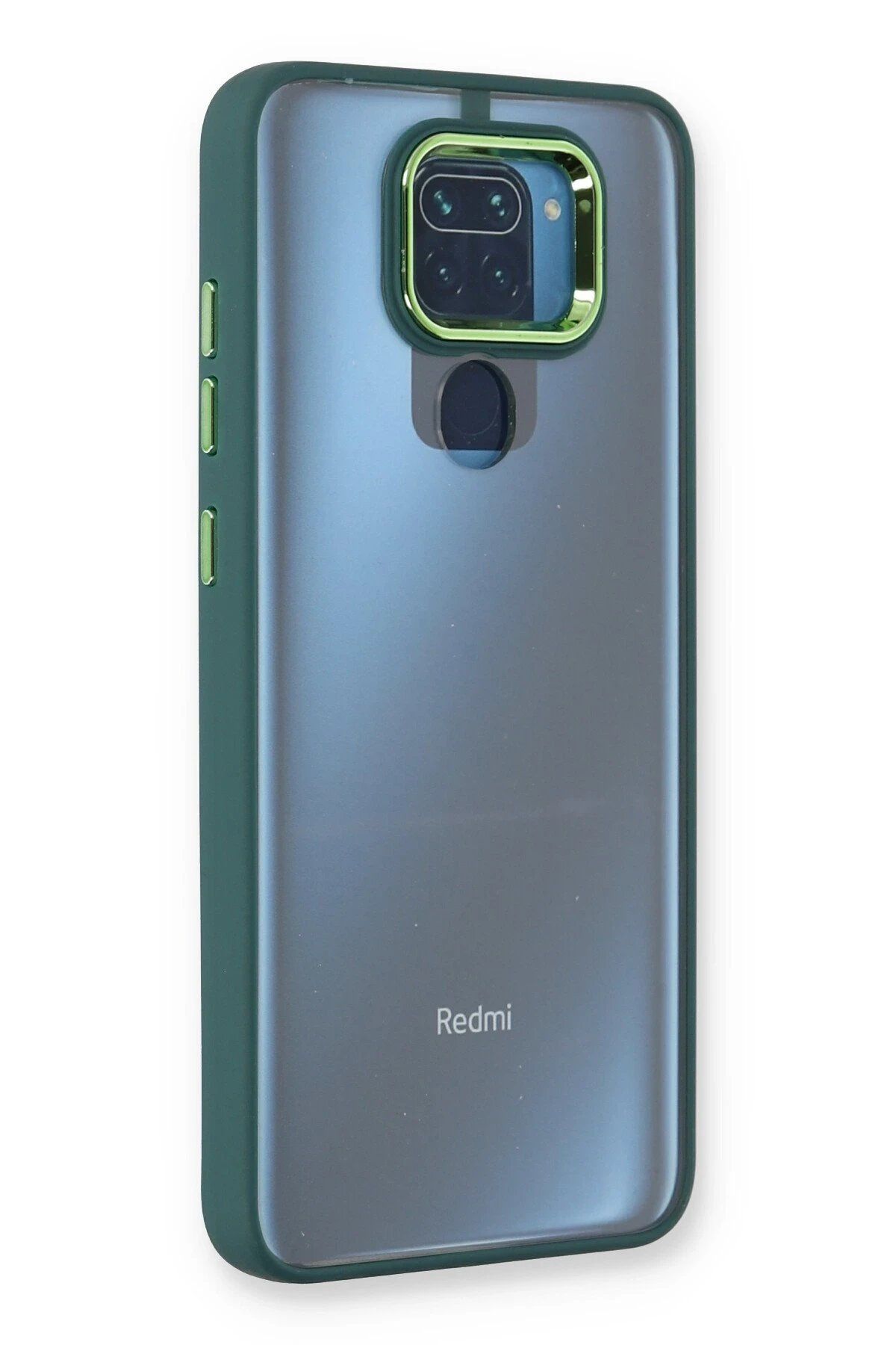 CepteToptan Newface Xiaomi Redmi Note 9 Kılıf Dora Kapak - Haki Yeşil