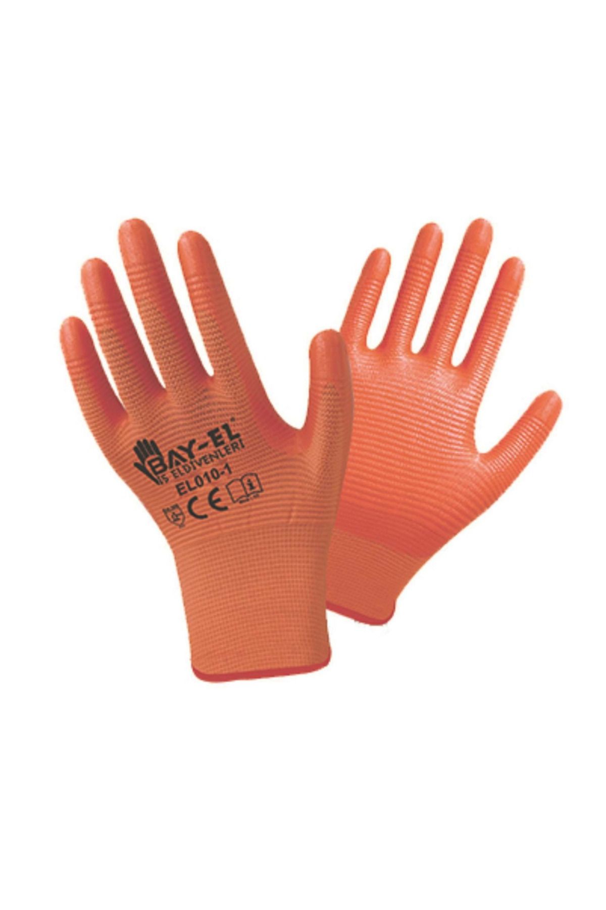 Bay-El BAYEL ZEBRA ELDİVEN 1 /2 TURUNCU-TURUNCU 10" EL120(12 ADET)