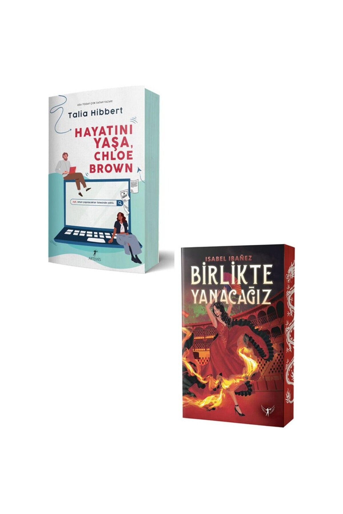 Artemis Yayınları Hayatını Yaşa Chloe Brown - Birlikte Yanacağız - 2 Kitap Set