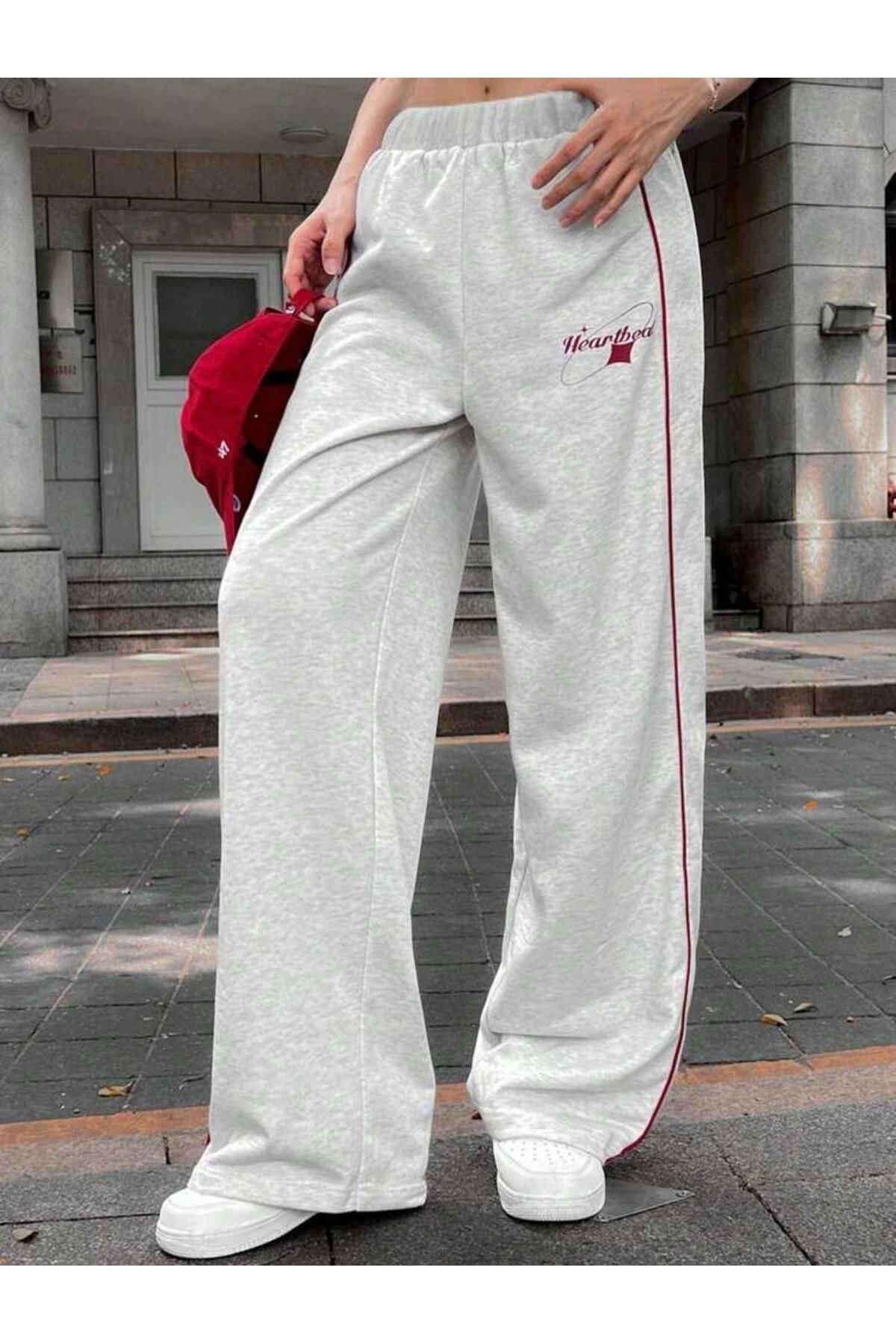 Gofeel HeartBeat Oversize Bel Lastikli Baggy Eşofman Altı