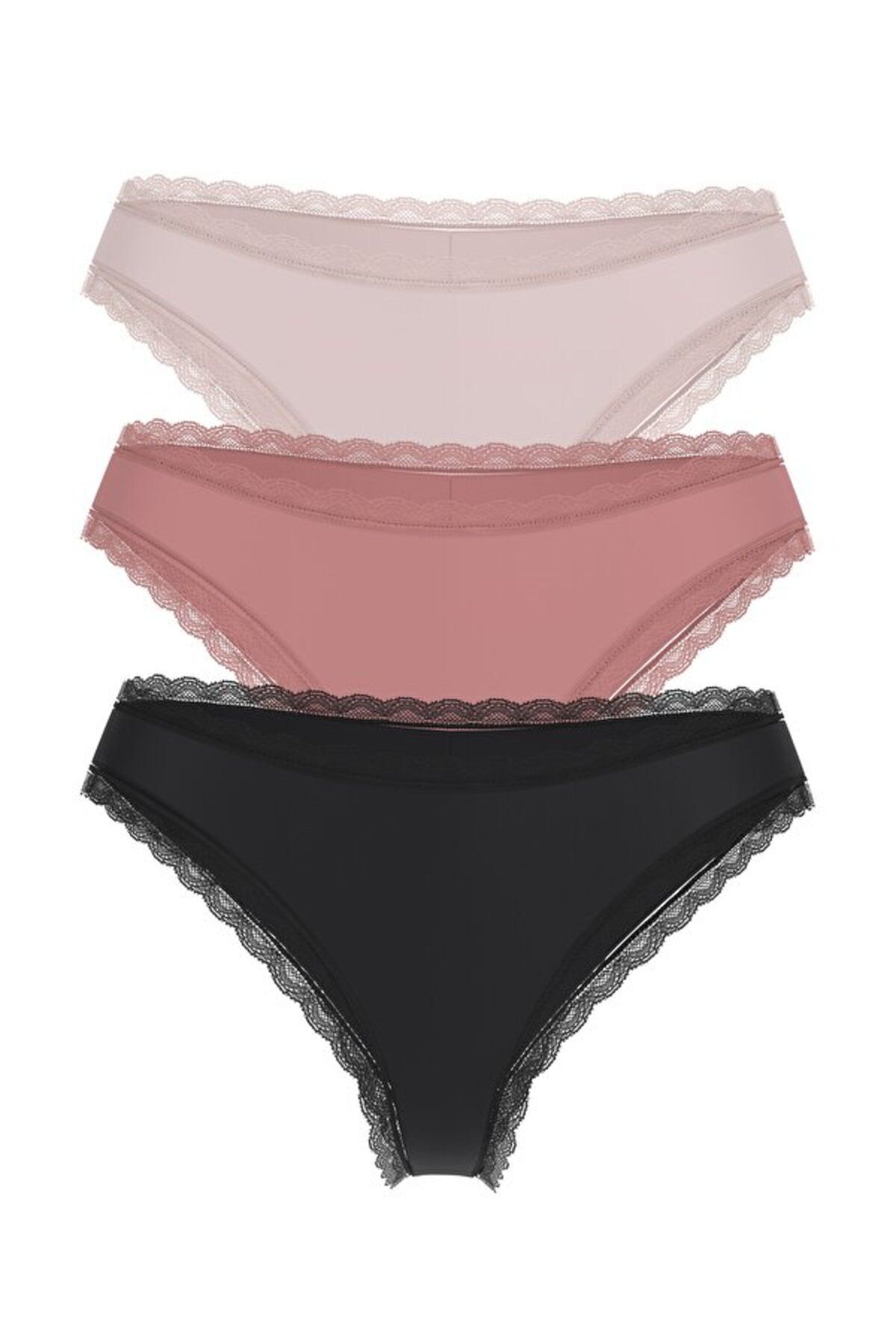 Guess Basic Microfiber Kadın Brief 3'Lü Külot Paketi