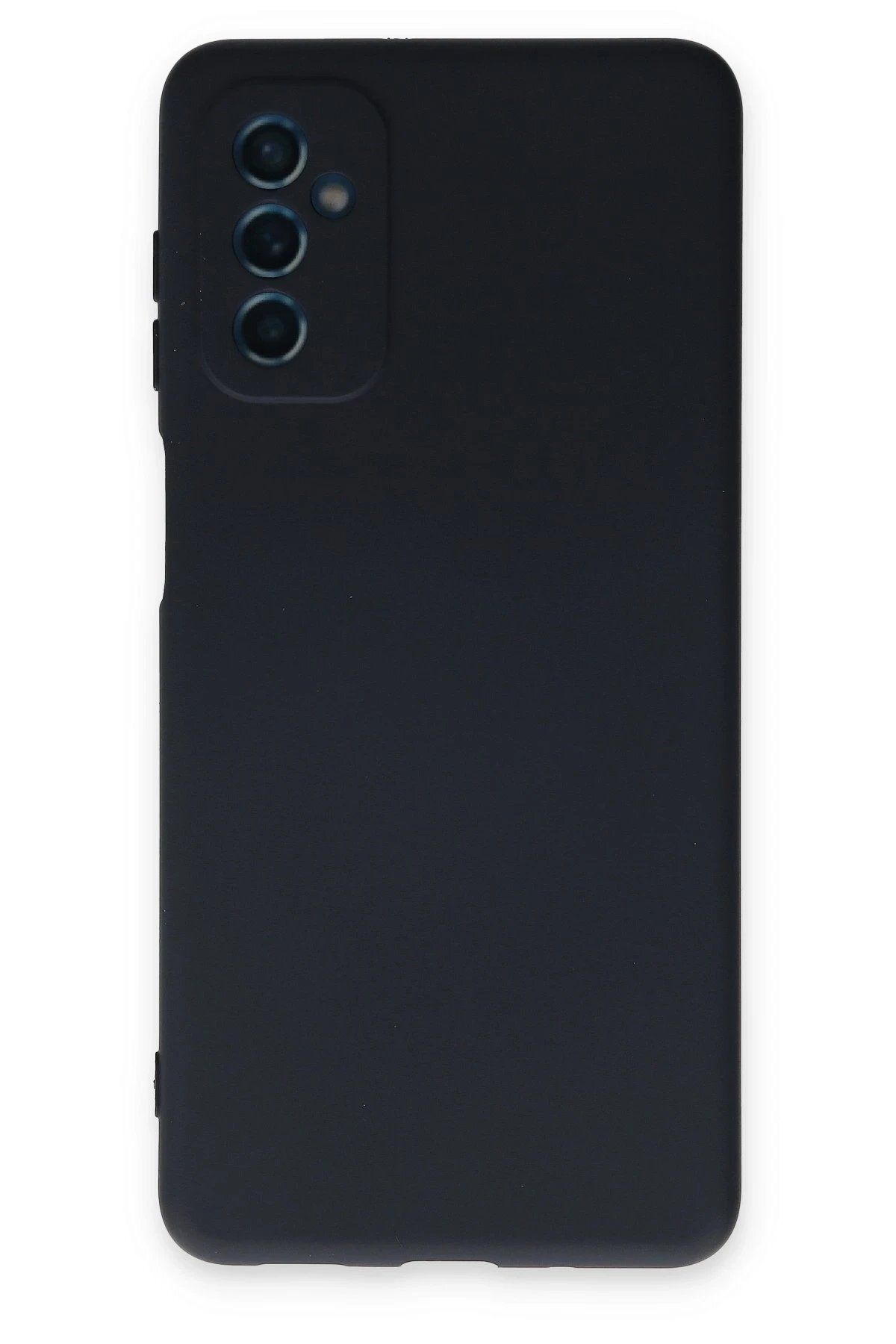 CepteToptan Newface Samsung Galaxy M52 5G Kılıf Nano içi Kadife Silikon - Lacivert