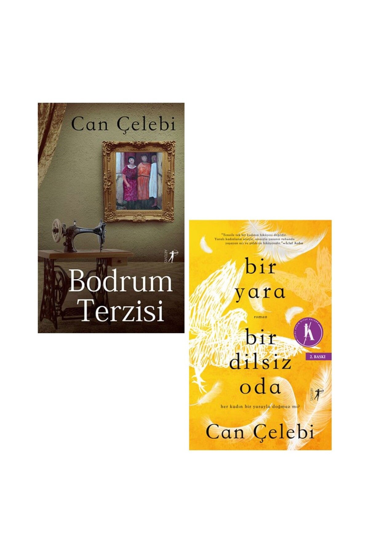 Artemis Yayınları Bodrum Terzisi - Bir Dilsiz Oda - Can Çelebi - 2 Kitap Set