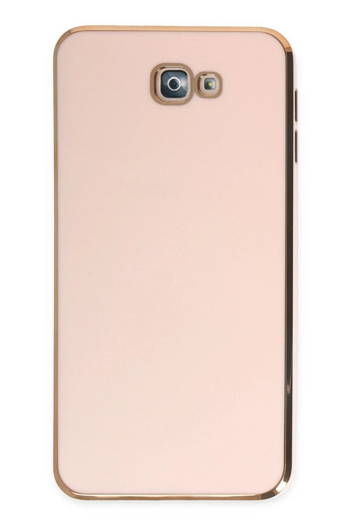 CepteToptan Newface Samsung Galaxy J7 Prime Kılıf Volet Silikon - Pembe