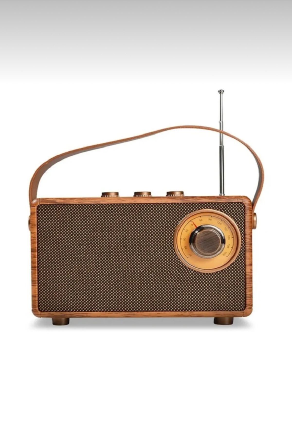 EMİN ENSAR HOME Nostaljik Retro ve Modern Radyo (1500 mAH) USB Çalar + BT + FM Radyo