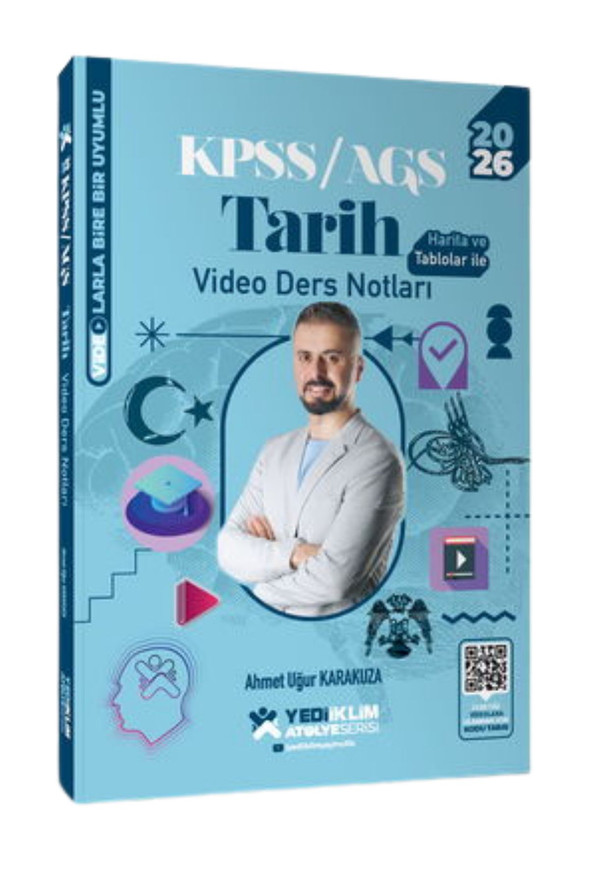 Yediiklim Yayınları 2026 KPSS Genel Kültür Atölye Serisi Tarih Video Ders Notları-Ahmet Uğur Karakuza-YEP YENİ