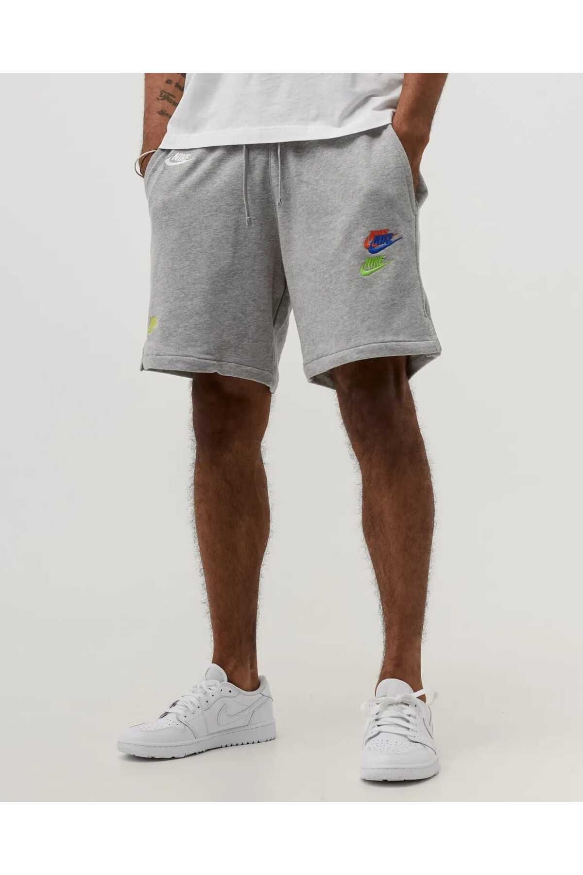 Nike Sportswear French Terry Günlük Stil Erkek Pamuklu Şort (DMK SPOR )