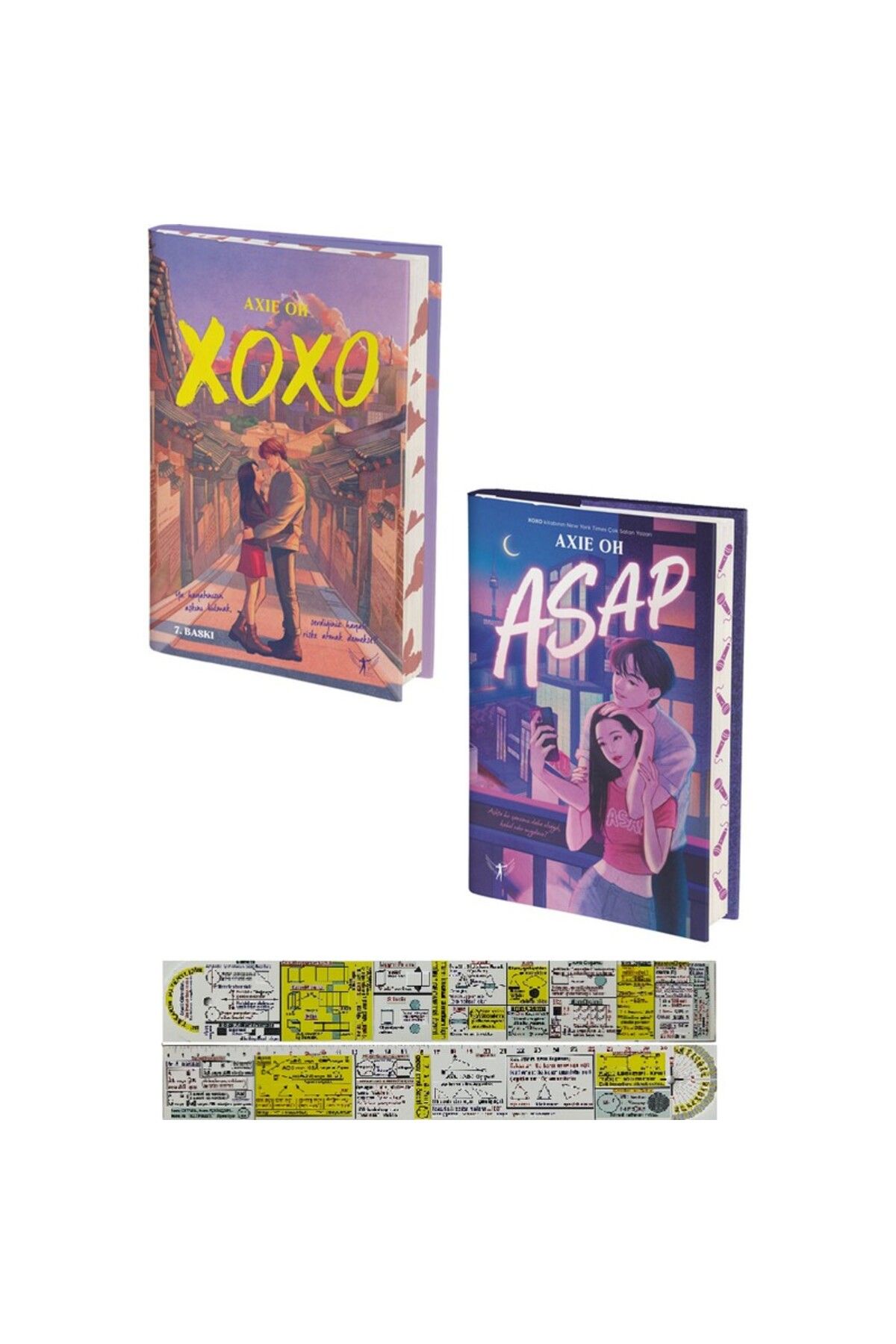 Artemis Yayınları Xoxo - Asap - Axie Oh + Matematik Öğreten Cetvel