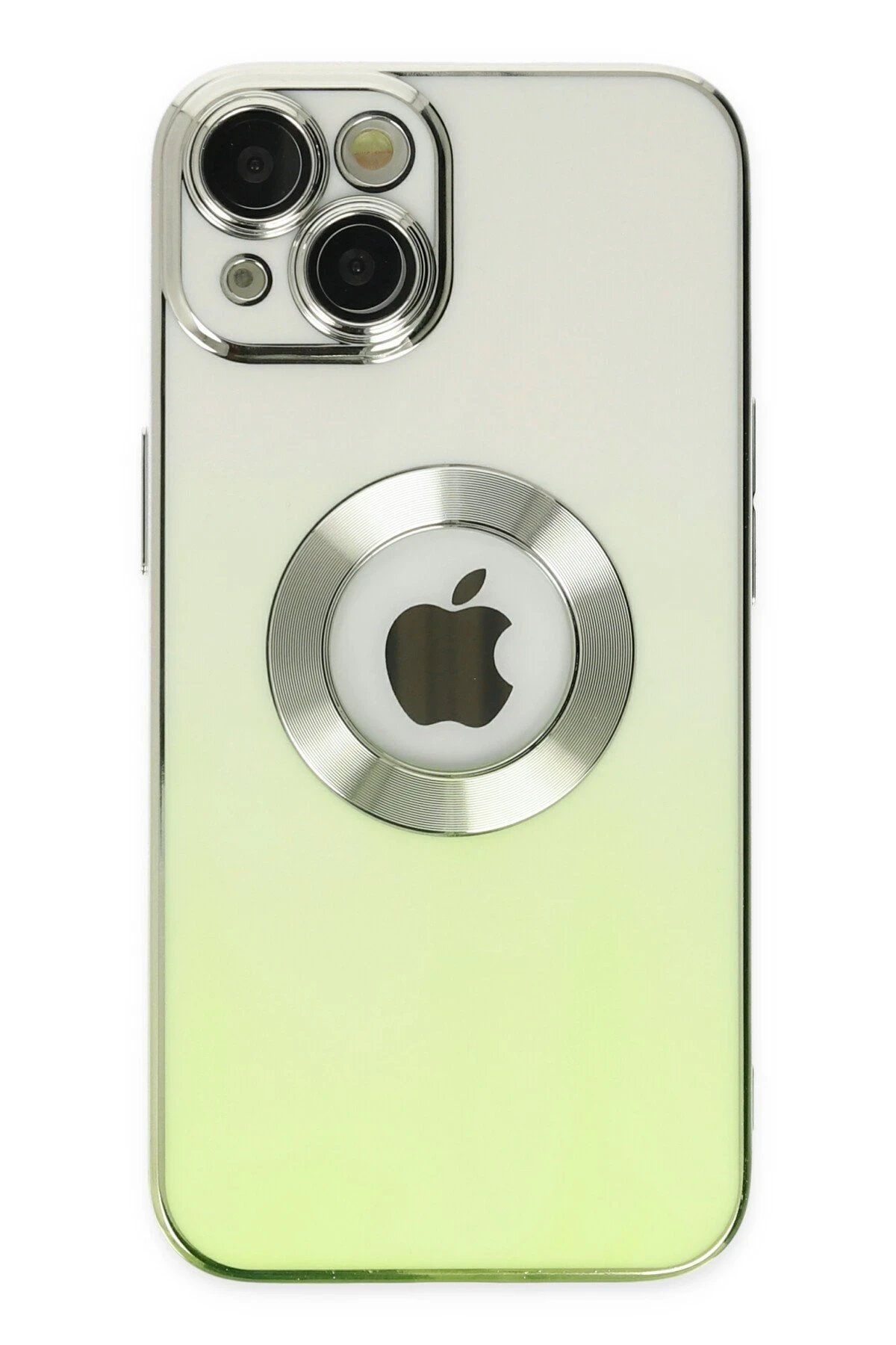 CepteToptan Newface iPhone 14 Plus Kılıf Best Silikon - Yeşil