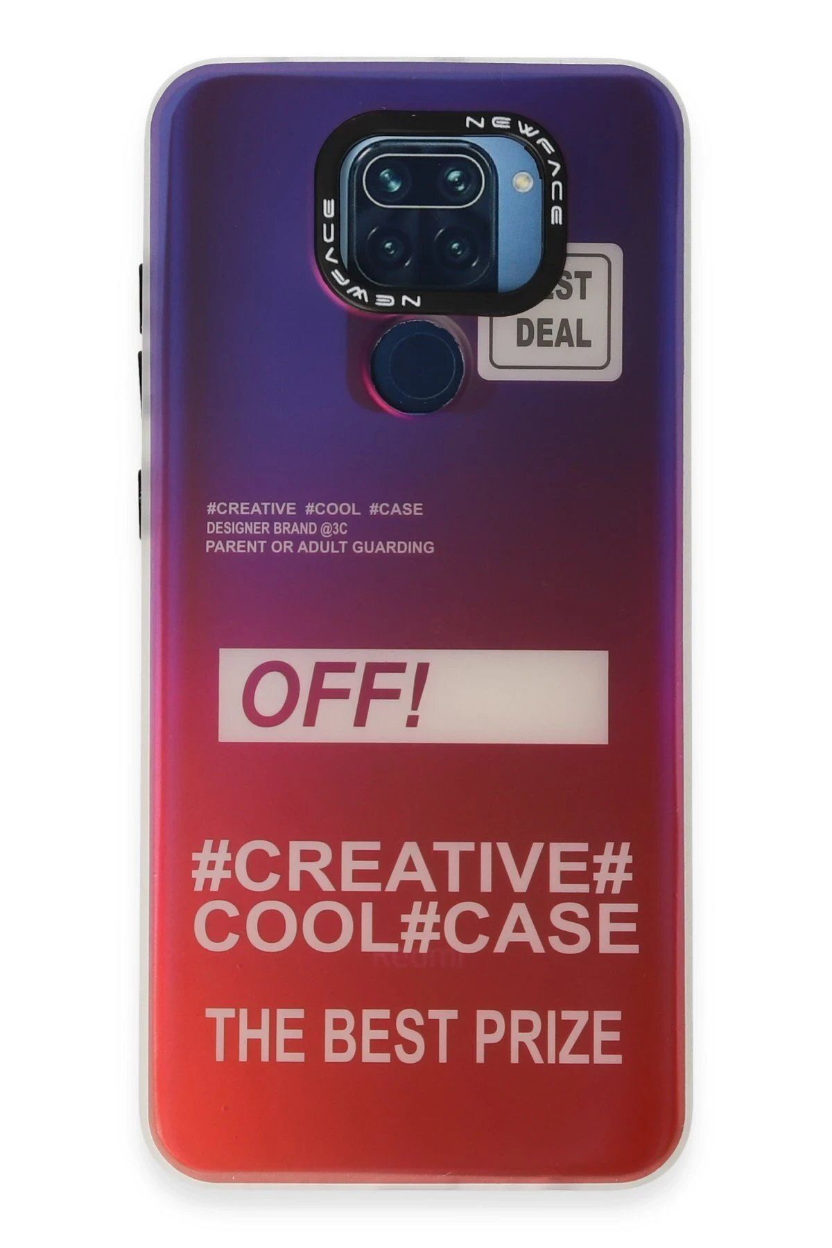 CepteToptan Newface Xiaomi Redmi Note 9 Kılıf Estoril Desenli Kapak - Estoril - 9